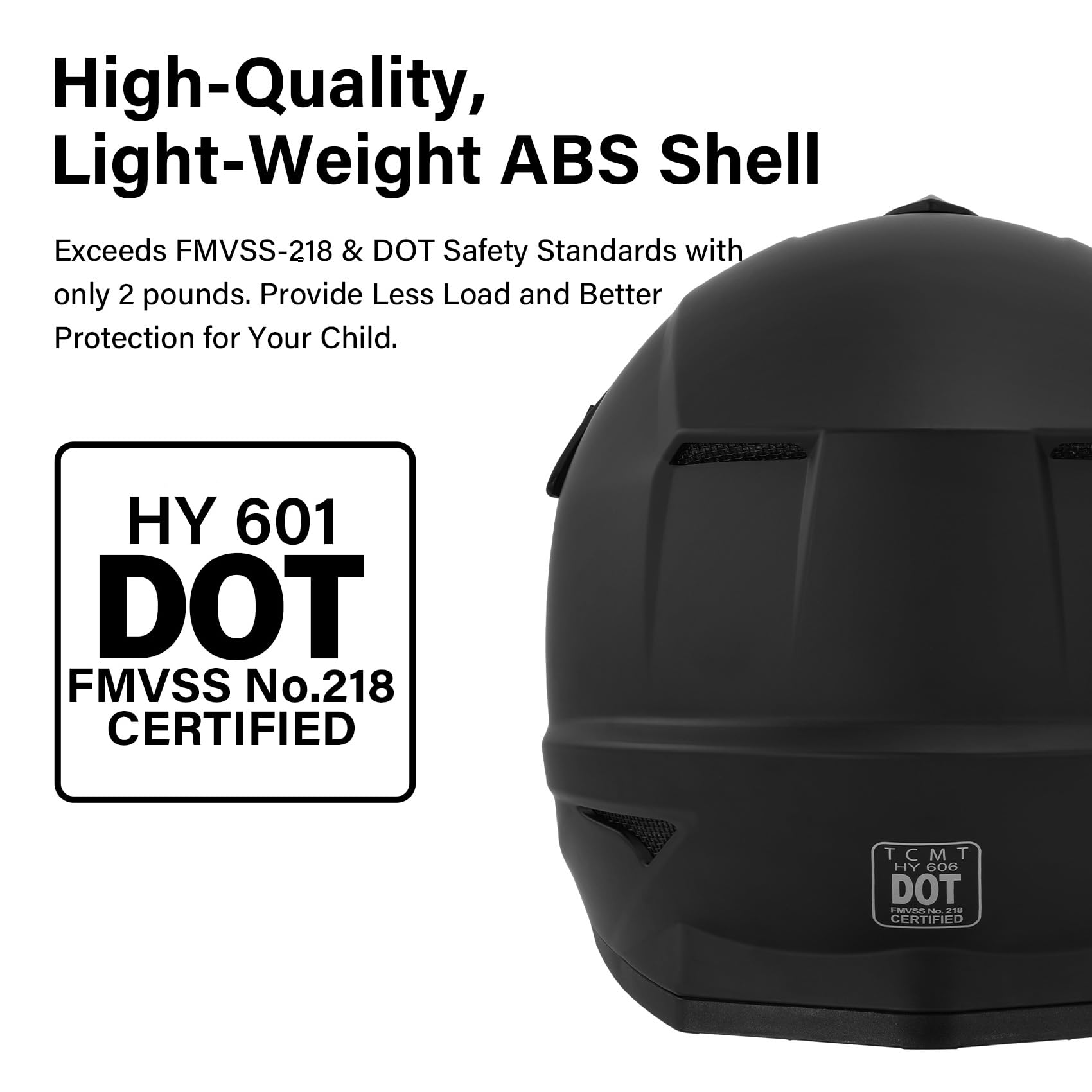 XFMT Youth Motocross Full Face Helmet, Matte Black, Small, Model XF-274-S, Includes Goggles & Gloves, Durable ABS Material