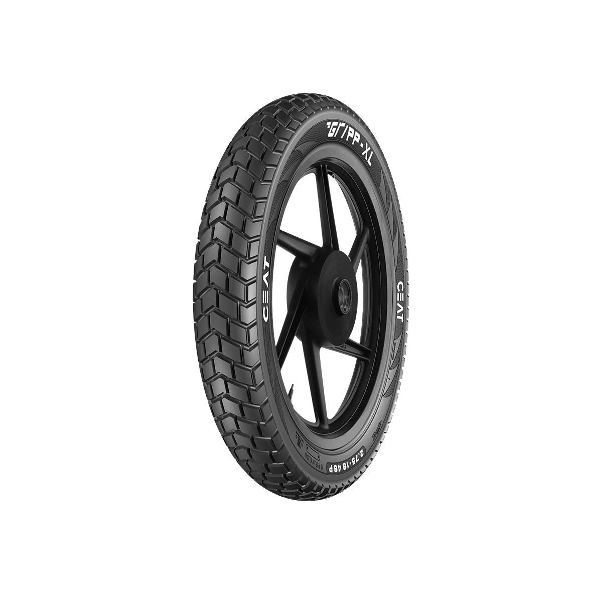 Ceat Gripp Xl 120/8018 Gripp Xl Tl 62P Tubeless Bike Tyre