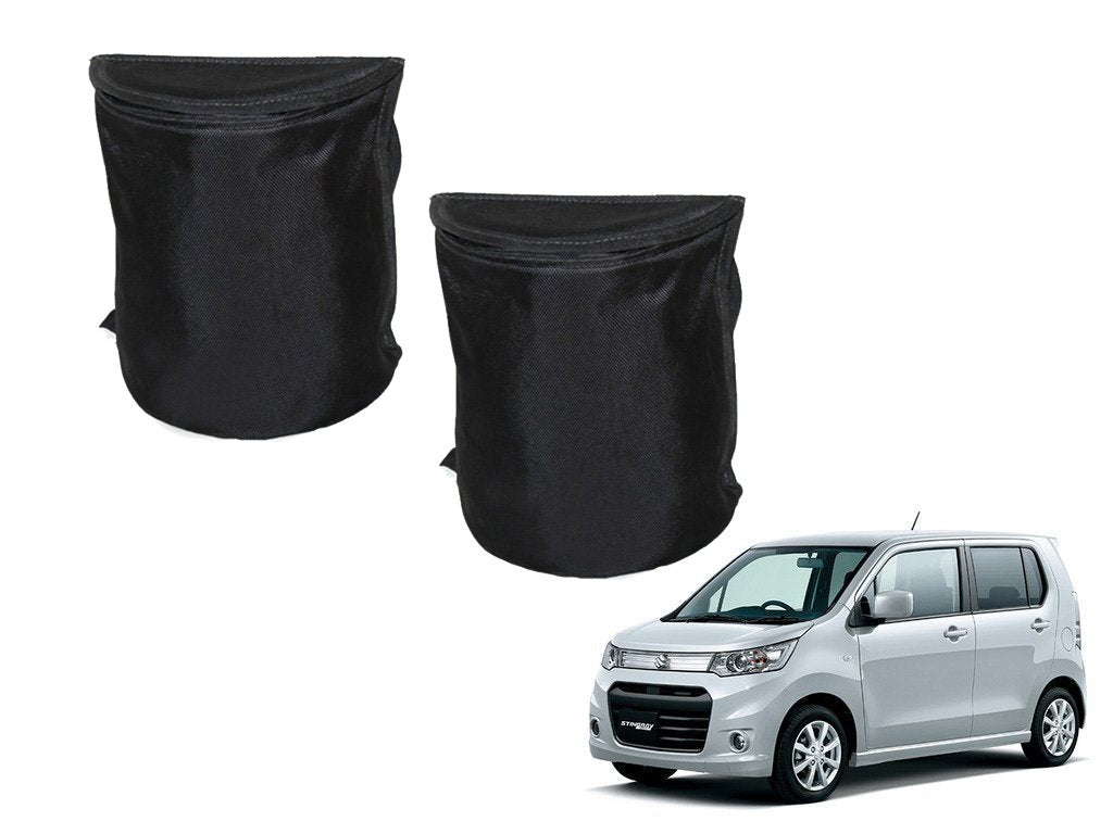 Kozdiko Semi Cylindrical Car Dustbin Set of 2 Pcs for WagonR Stingray