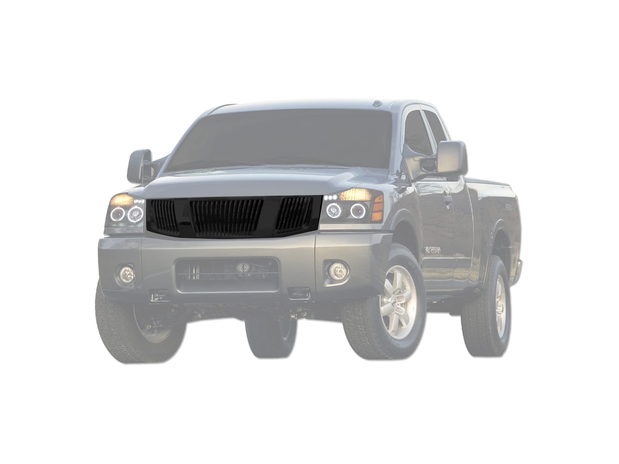 Armordillo 2005-2007 Nissan Armada Vertical Grille Gloss Black