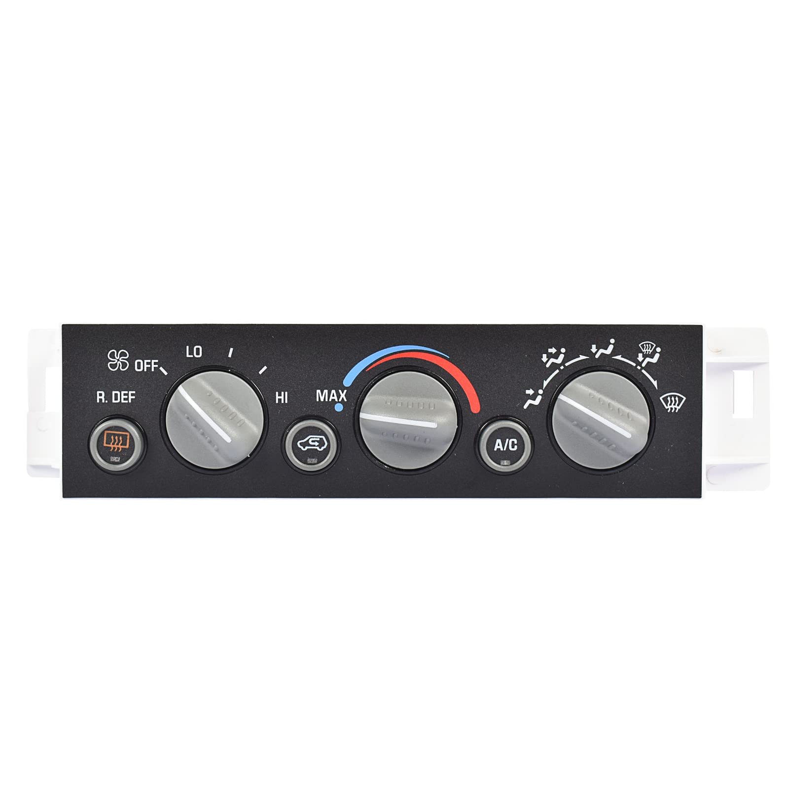 599-006 9378805 AC Heater Climate Control Panel with Rear Defogger Compatible with 1996-2000 Chevy Cadillac and GMC - Escalade C