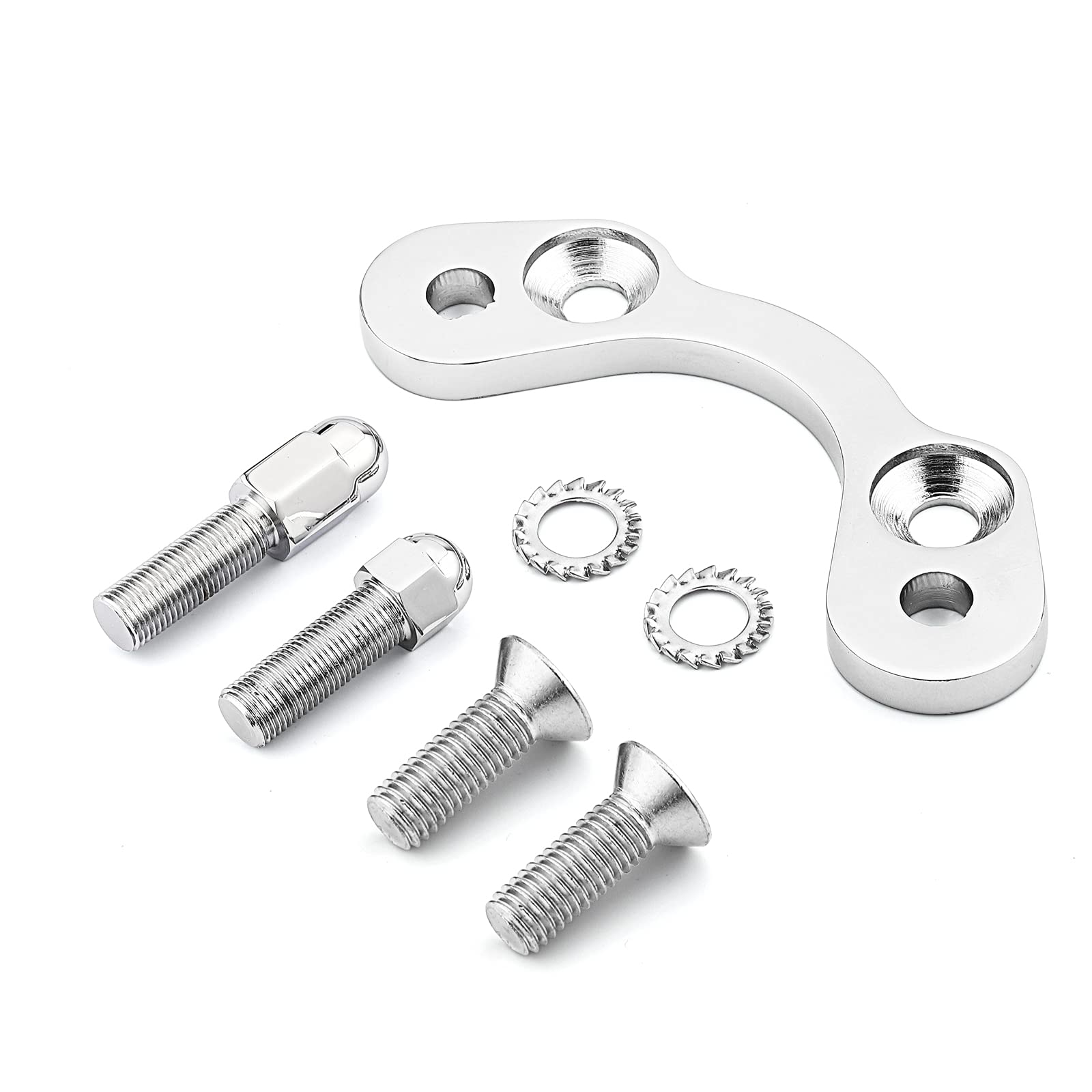 Springer Handlebar Tree Adapter Top Clamp 3.5 Inch Wide Risers Fit Harley Bobber 200 250 Chopper 200 250