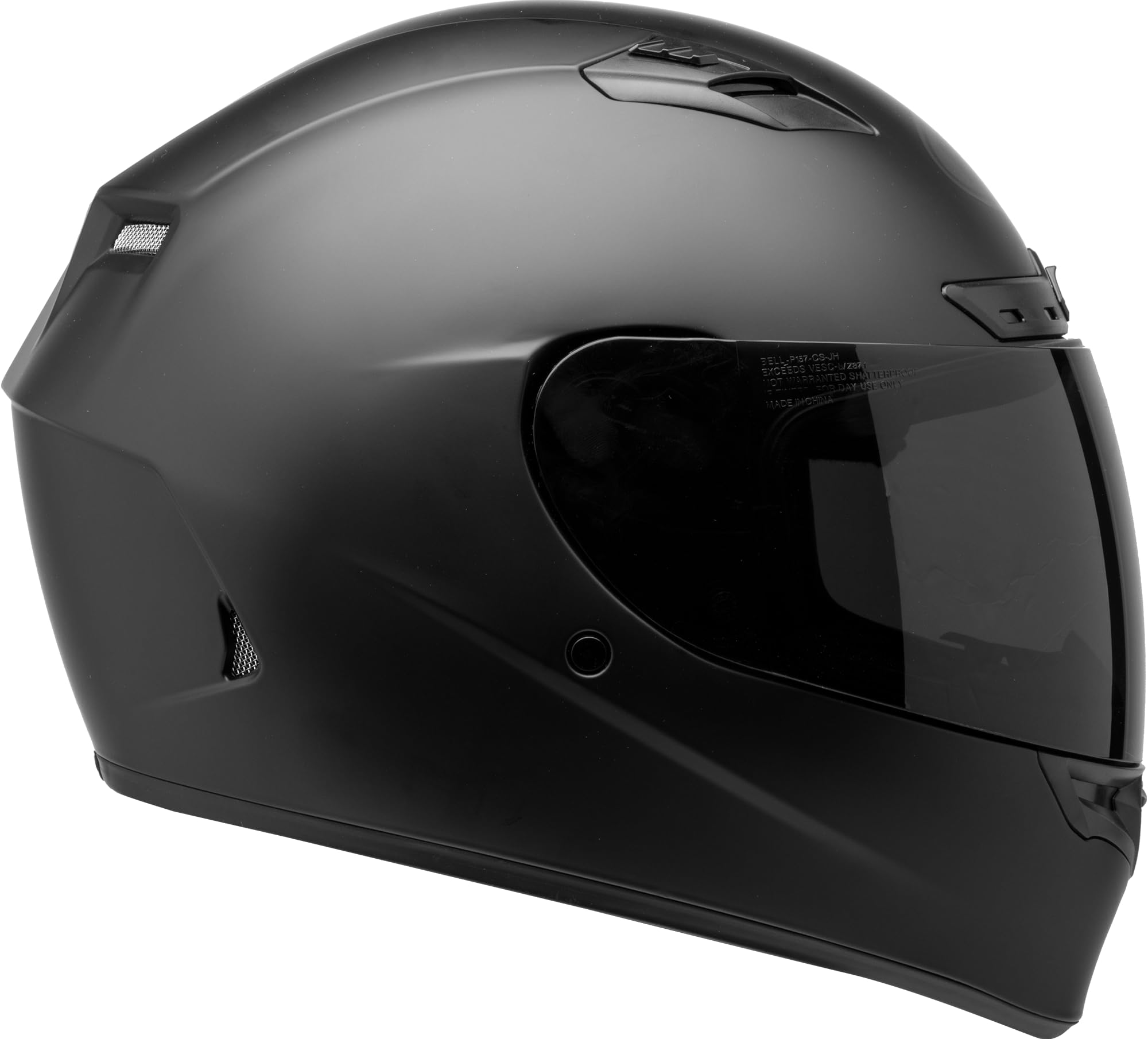 BELL Qualifier DLX Full-Face Blackout Helmet (Blackout Matte Black - Small)
