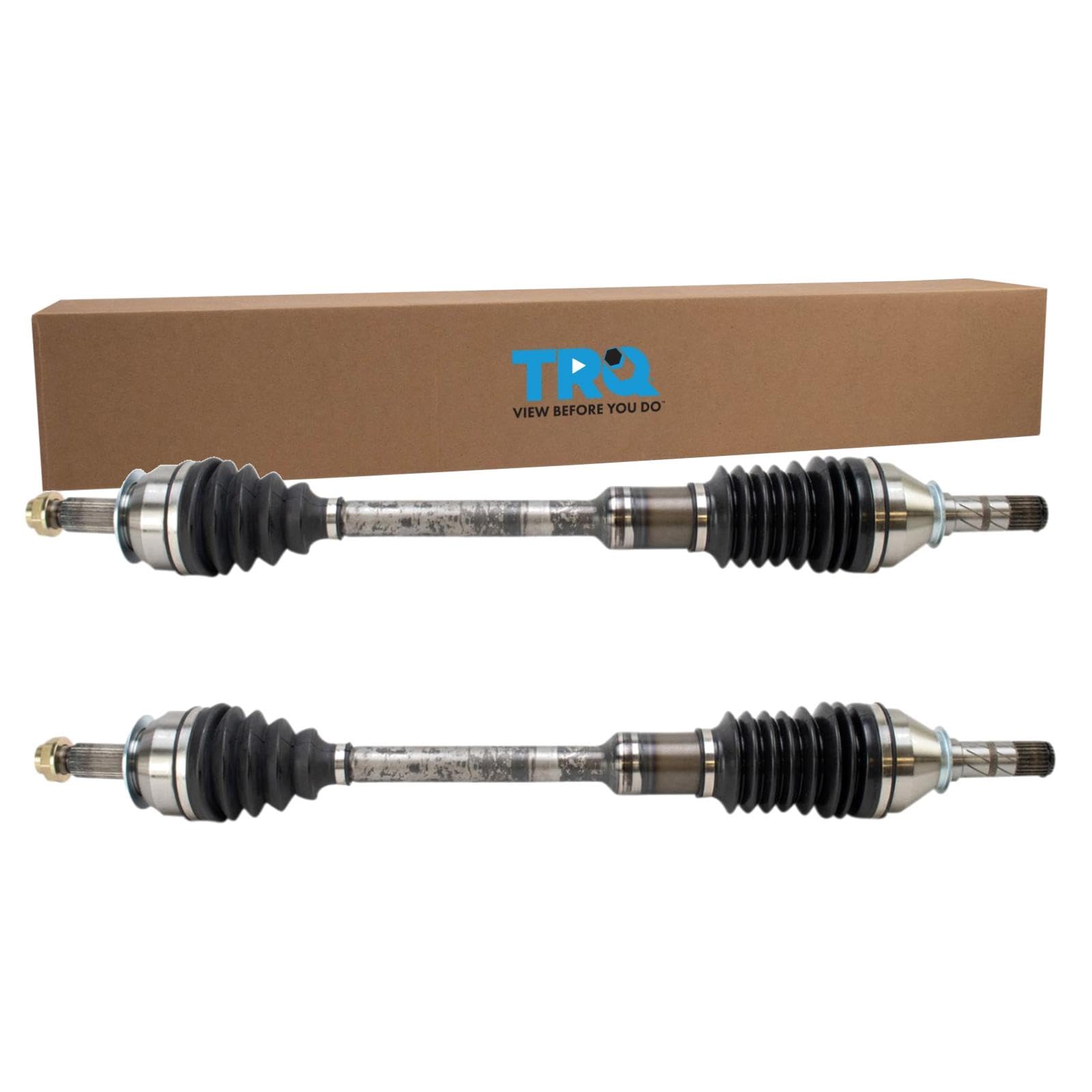 Trq Front Cv Axle Shaft Assembly Set Compatible With 2008-2011 Subaru Impreza 2005-2009 Legacy Outback