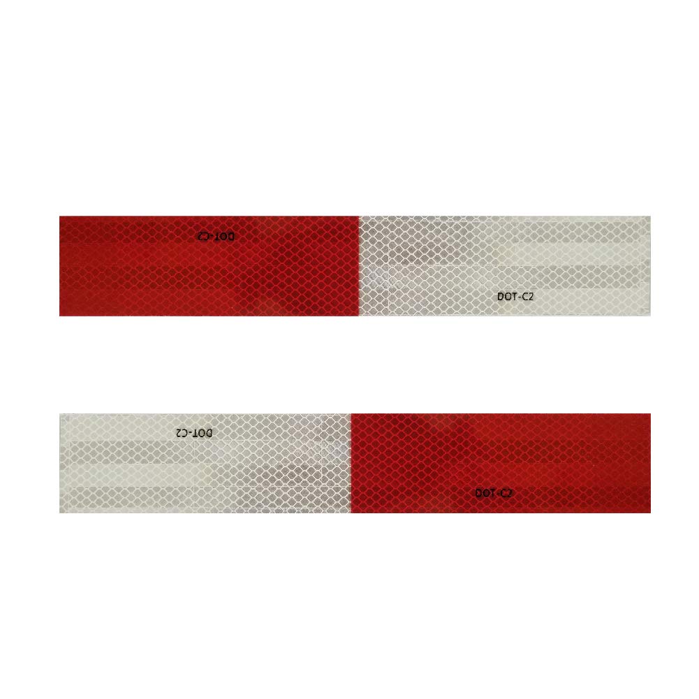 Tiresfx Reflective Magnetic Tape Conspicuity Strips Dot-C2 Approved (2 Pcs)
