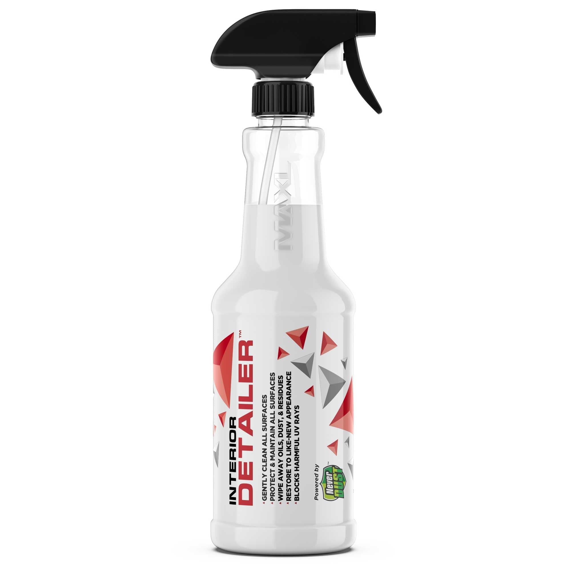 MAXL Interior Car Cleaner Detailer Spray with NeverDust Technology Formula (20oz, 1 Pack) - Repels Dust, Wipes Oil, Residue with