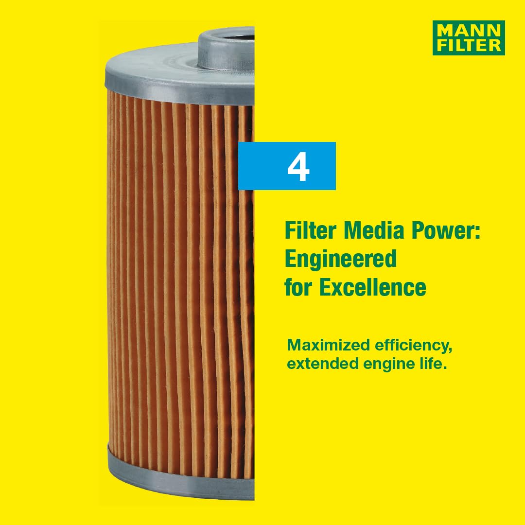 Mann Filter Hu 8001 X Metal Free Oil Filter Element