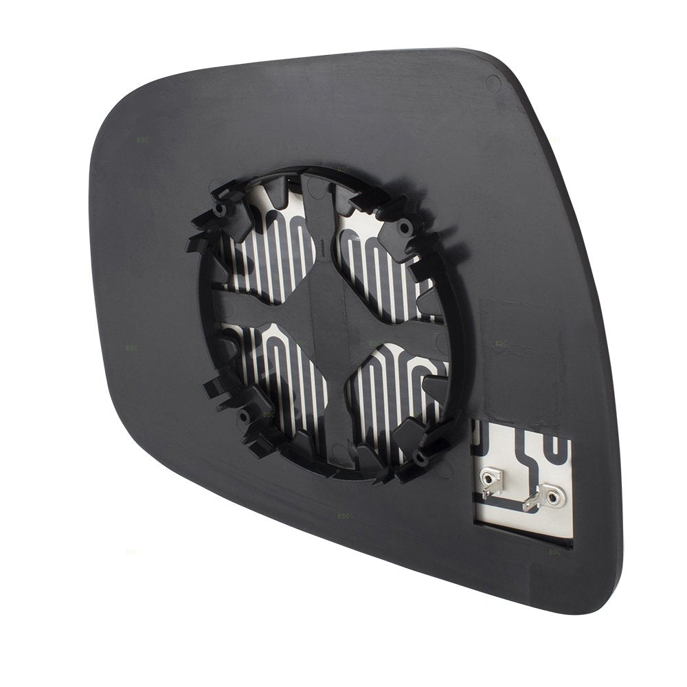 Brock Replacement Drivers Side View Mirror Glass & Base Heated Compatible With 963664Ba1A