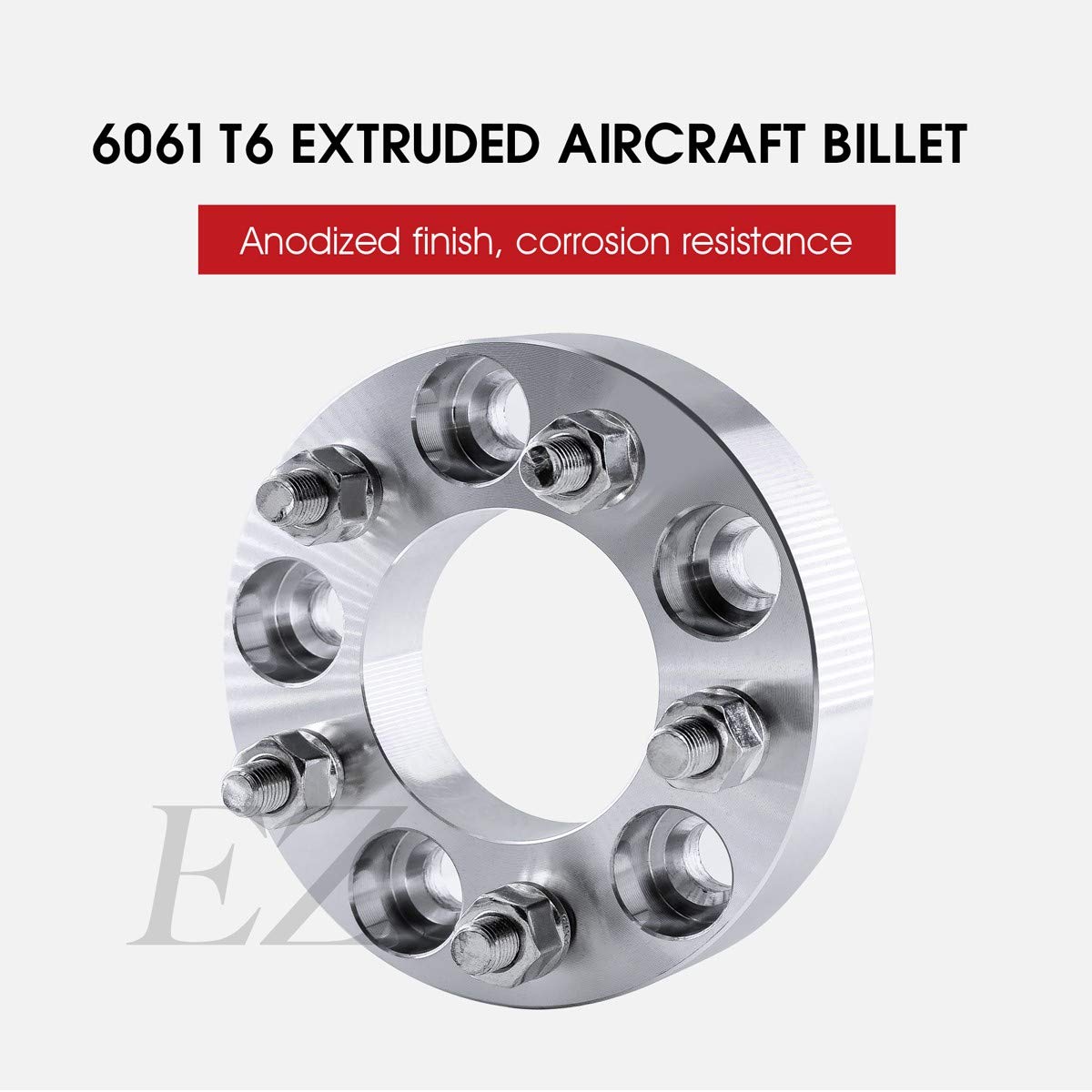 ezaccessory 2 Wheel Adapters 5x4.75 to 5x120 (5x120.7 to 5x120) Thickness 1.5 Inch