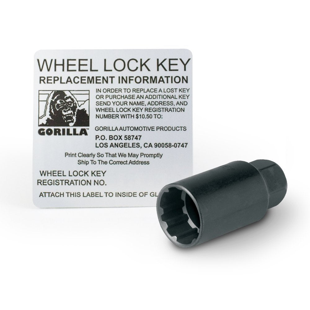 Gorilla Automotive 73631T Toyota O.E. Wheel Locks, Chrome, 12mm x 1.50 Thread Size