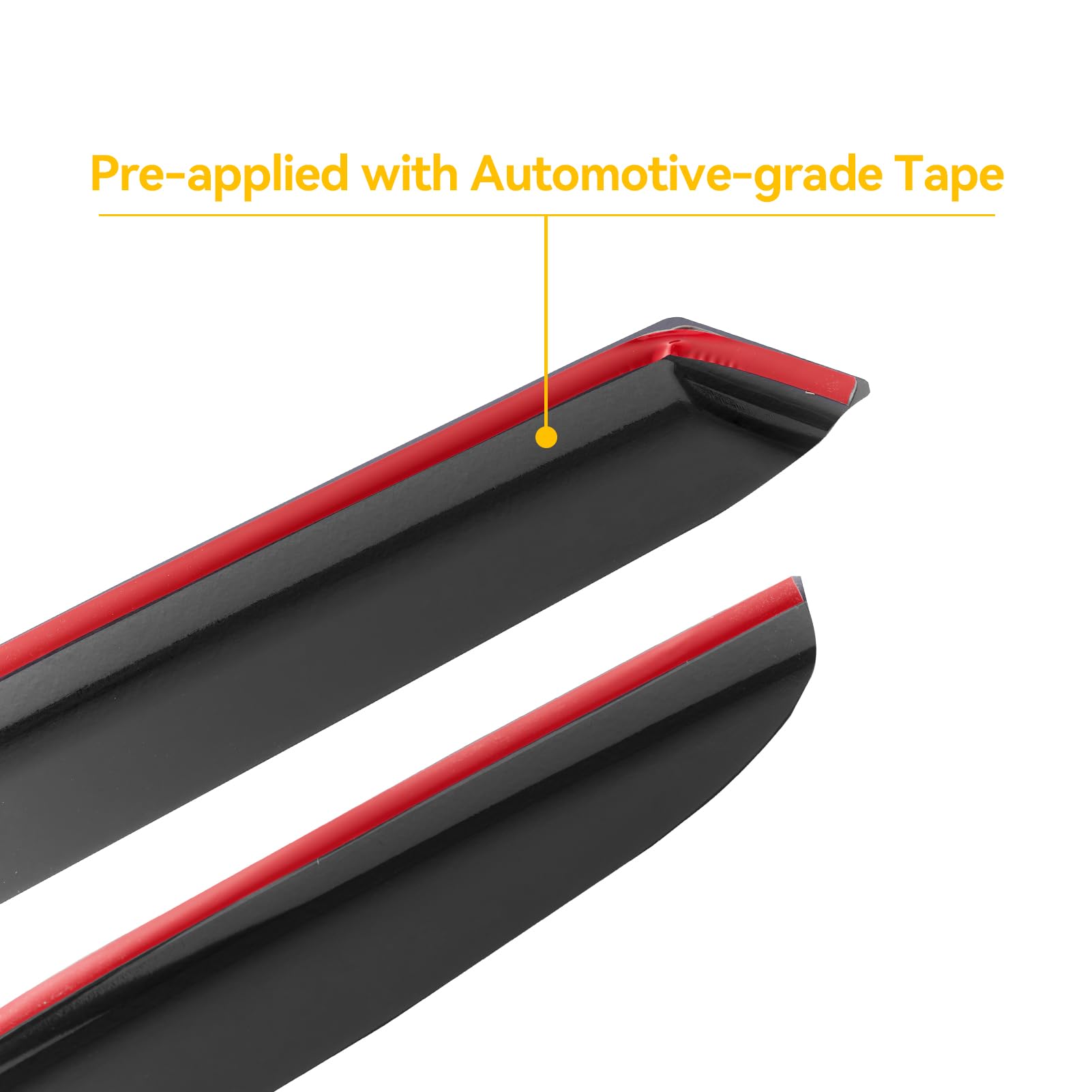 Cxdar Out-Channel Window Rain Guards For 2000-2006 Toyota Tundra Regular Cab, Window Vent Wind Deflectors Visors Shades For 00-0