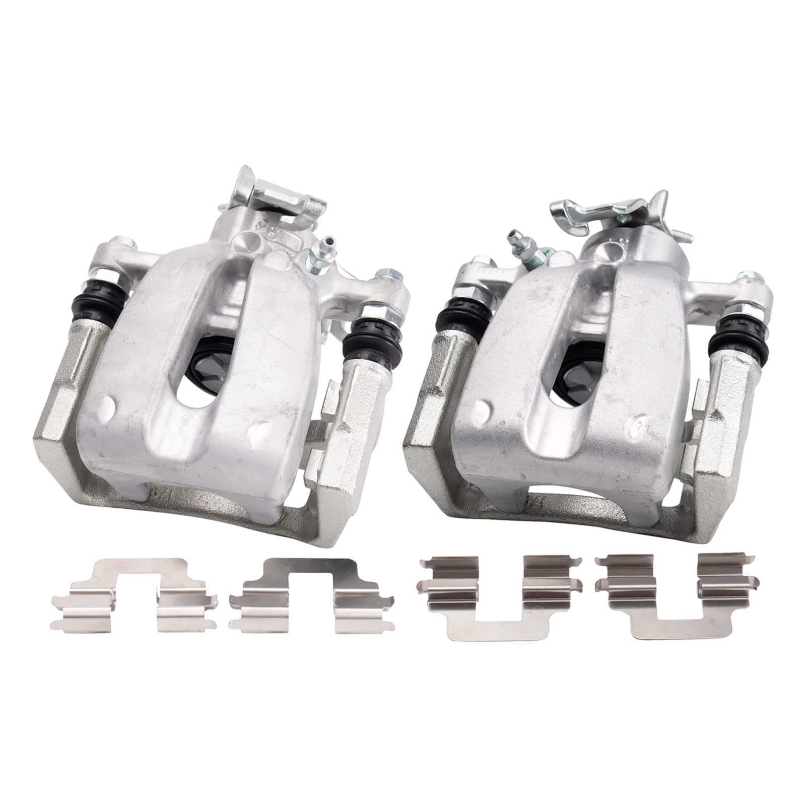 Trq Rear Brake Caliper Set Compatible With 2012-2019 Fiat 500