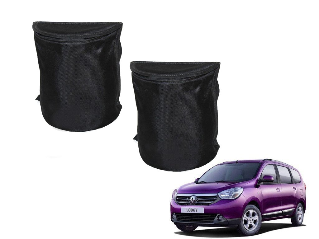 Kozdiko Semi Cylindrical Car Dustbin Set of 2 Pcs for Renault Lodgy