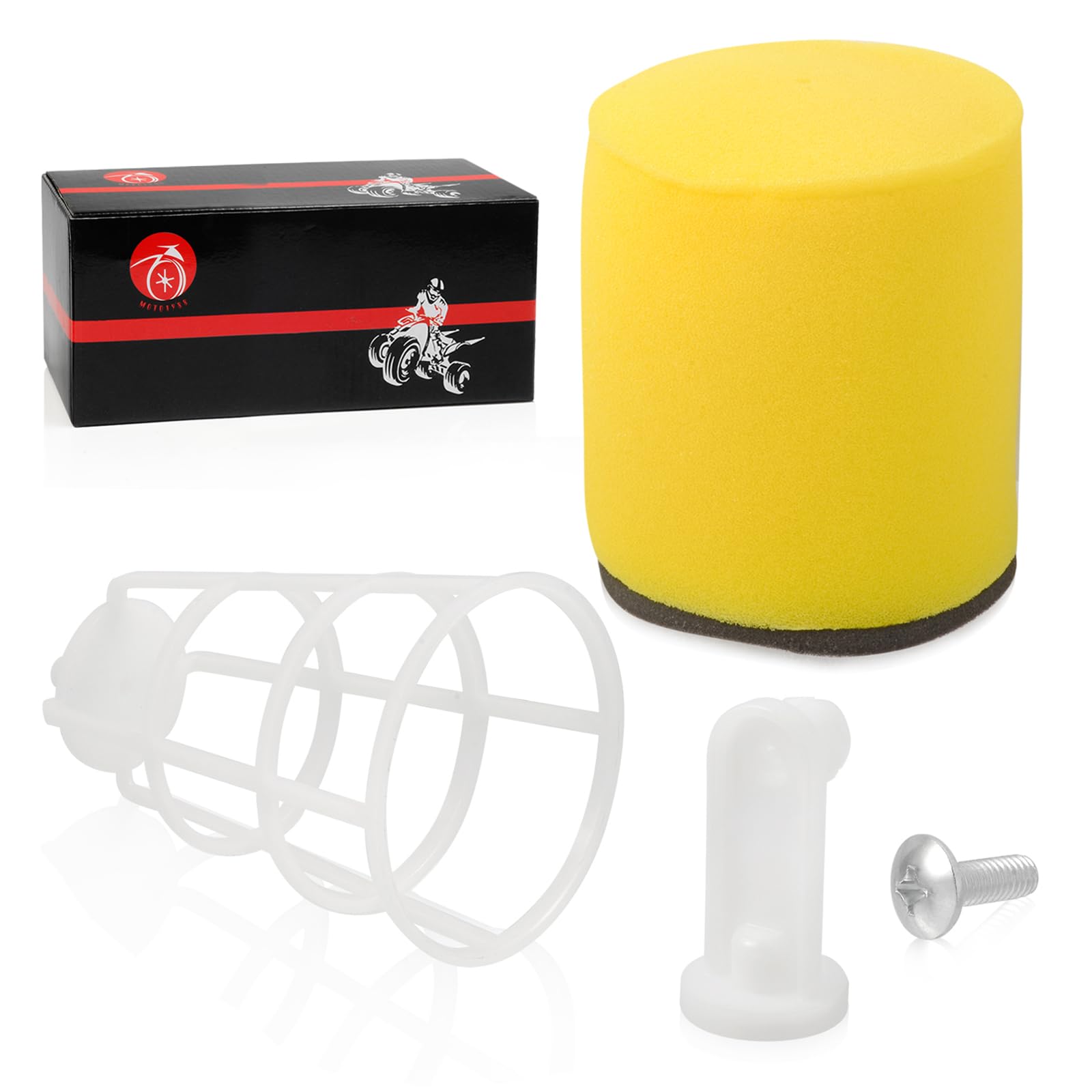 Air Filter and Filter Cage Holder & Stopper For Suzuki Eiger 400 King Quad 400 Vinson 500 LT-A400 LT-F400 LT-A500 LT-F500 13792-