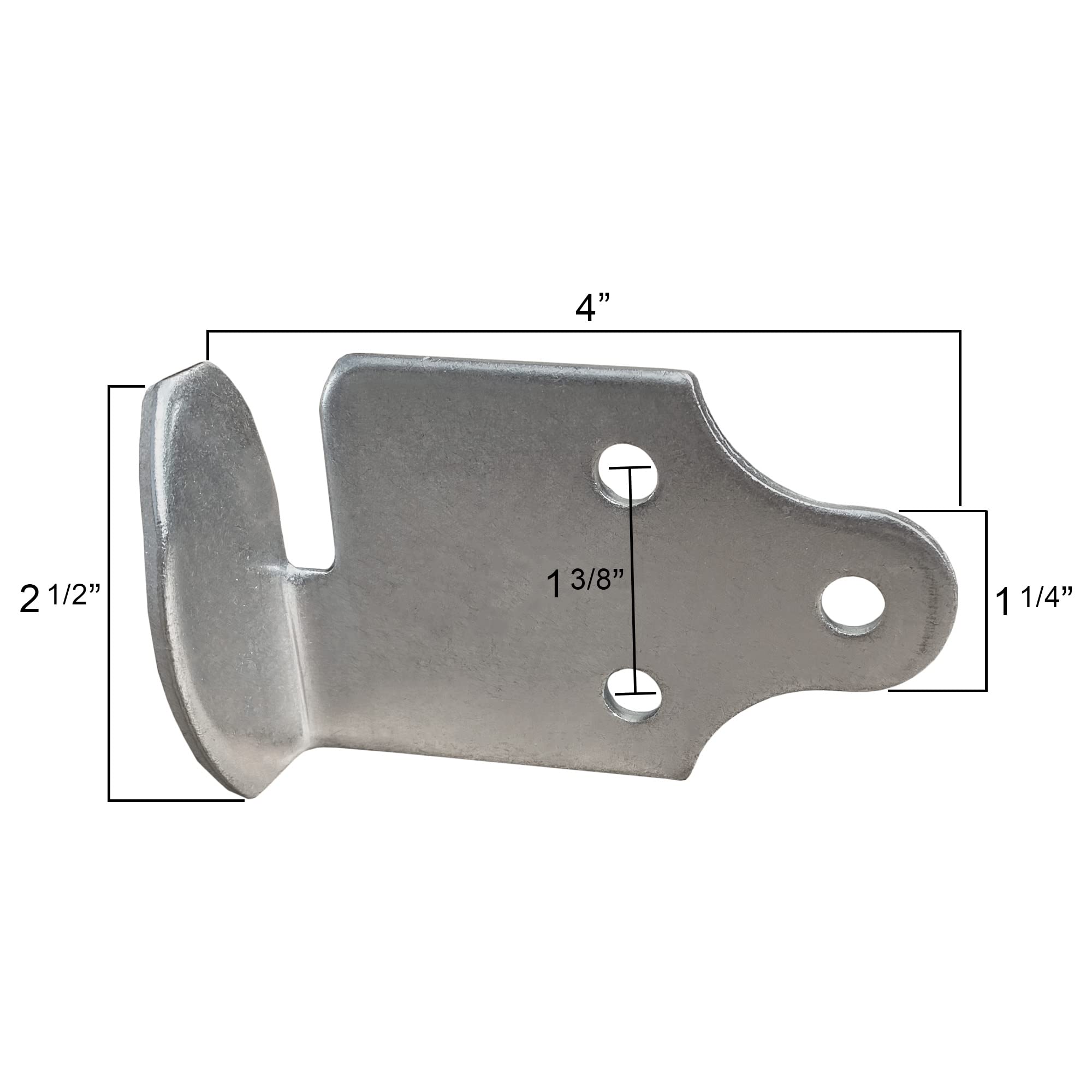 4 Sets Utility Trailer Wood Panel Side Corner Bracket, for Stake Body Latch Rack Gate Connector - 8 Pack, 4 Joints (4 Sets)