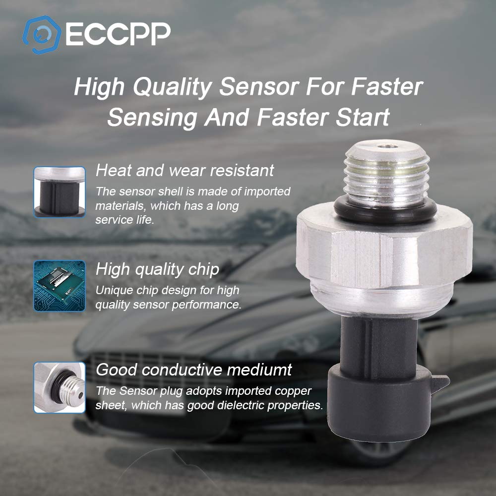 Eccpp Oil Pressure Sensor Switch Connector Sender Fit For Buick Allure Lacrosse Rendezvous/For Cadillac Ats Cts Srx Sts/For Chev