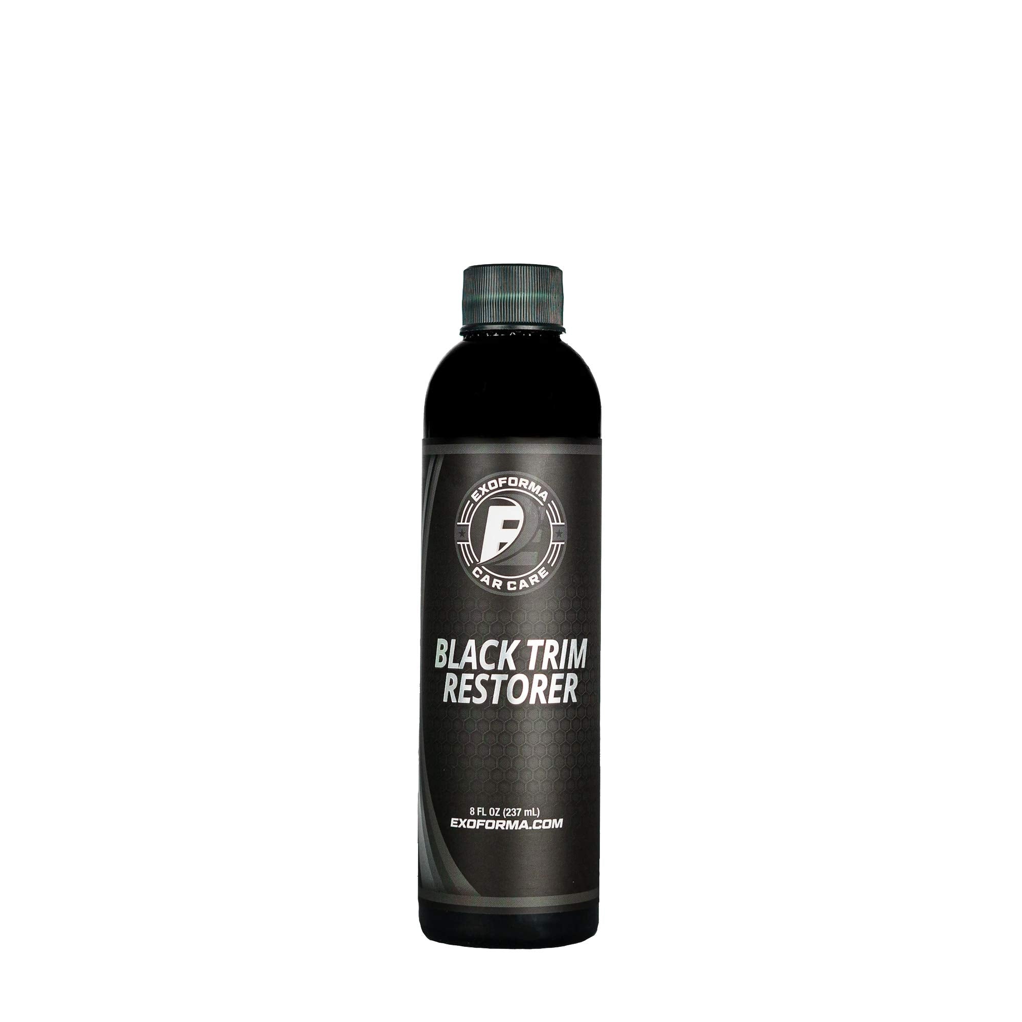 Exoforma Black Trim Restorer - Restores Factory Black To Plastic Trim - Protects Against Uv Rays - Unique Dye-Infused Formula La