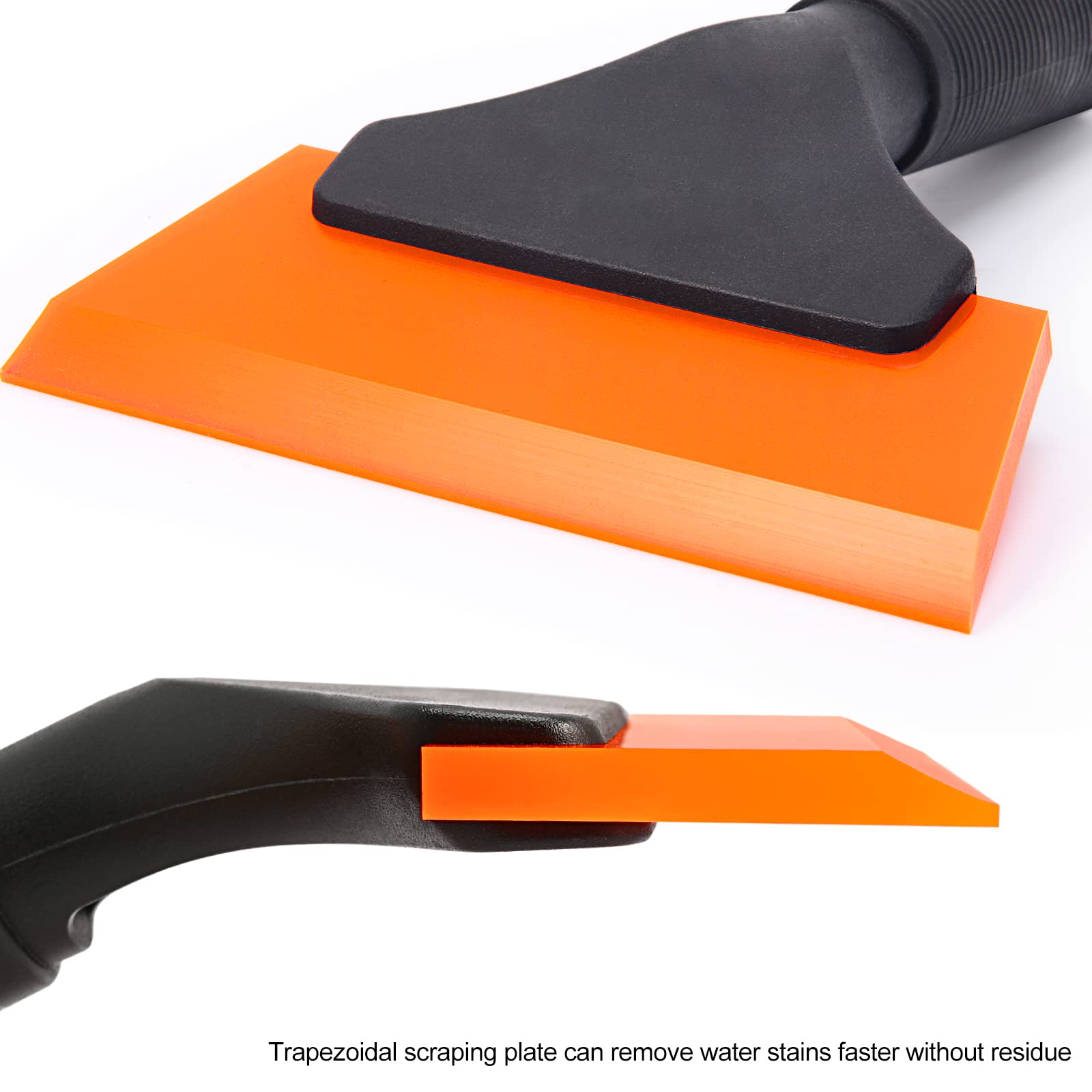 Ehdis Small Squeegee 5 Inch Rubber Window Tint Squeegee For Car, Glass, Mirror, Shower, Auto,Windows -Blue (Orange)