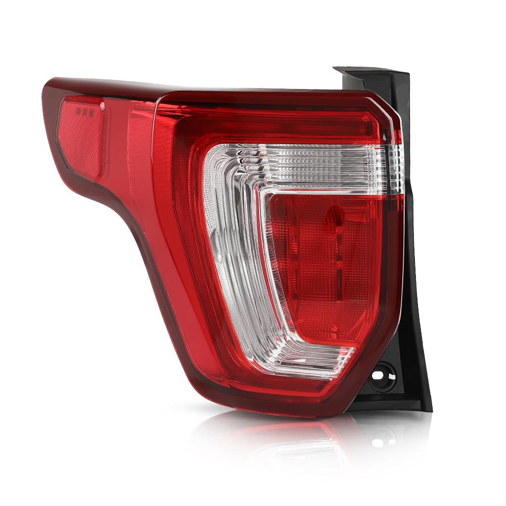 CNNELL Tail Light Assembly Rear Brake Lamp Left Driver Side Compatible with Chevy Traverse 2018-2021 FB5Z13404A, FO2801251 w/o W