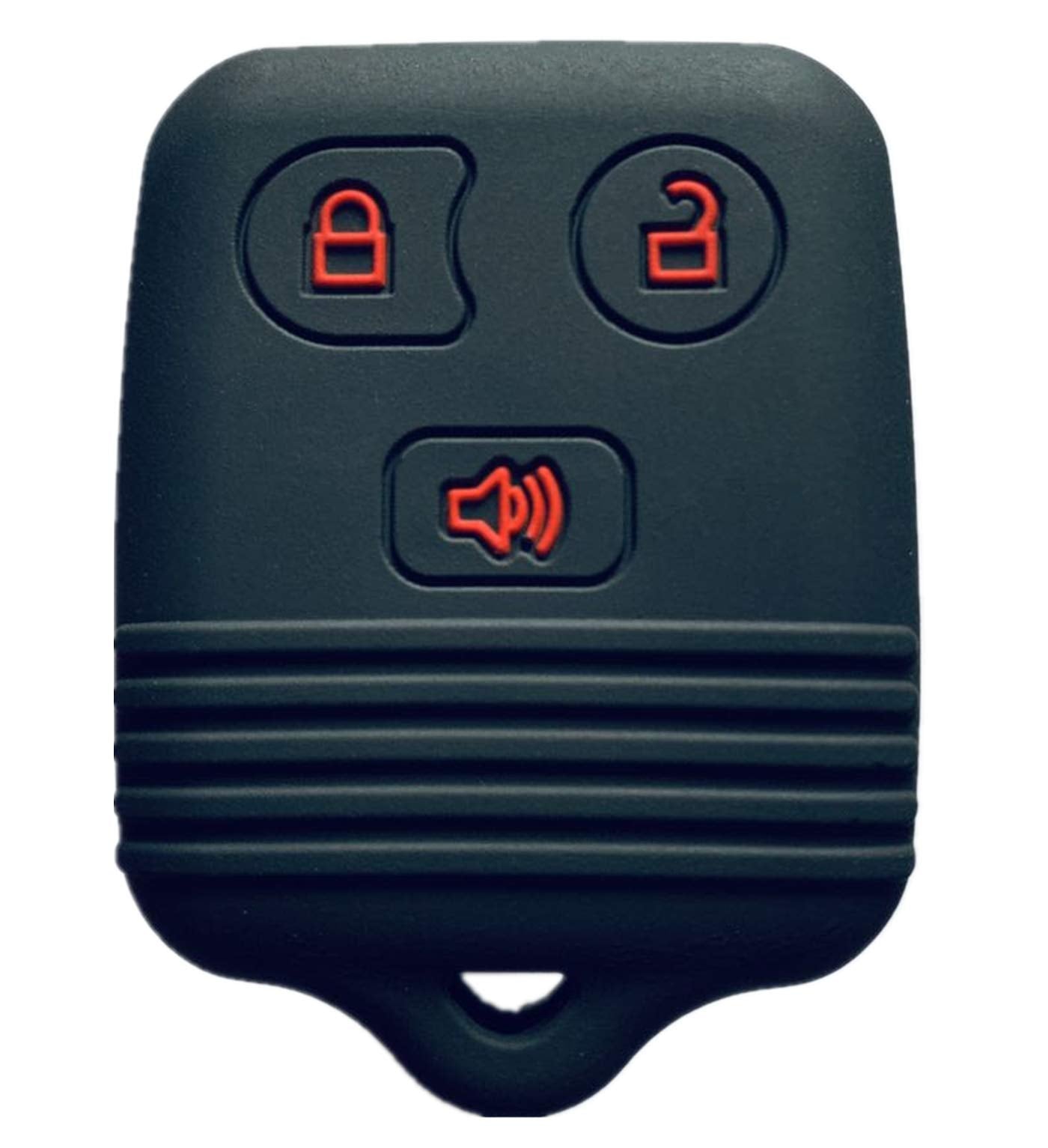 Ford Lincoln Key Fob Cover: Mazda 3 Buttons Silicone Car Key Shell Fit for Explorer Edge Escape F150 Expedition Mercury Navigato