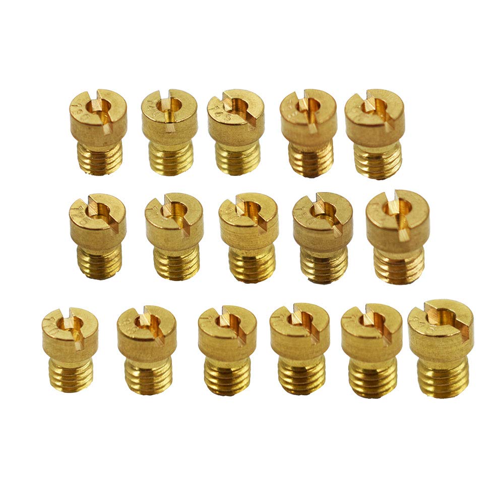 Labwork 16Pcs Carburetor Main Jet Replacement For Oko Cvk 90 92 95 98 100 105 108 110 115 120 125 130 135 140 145 150