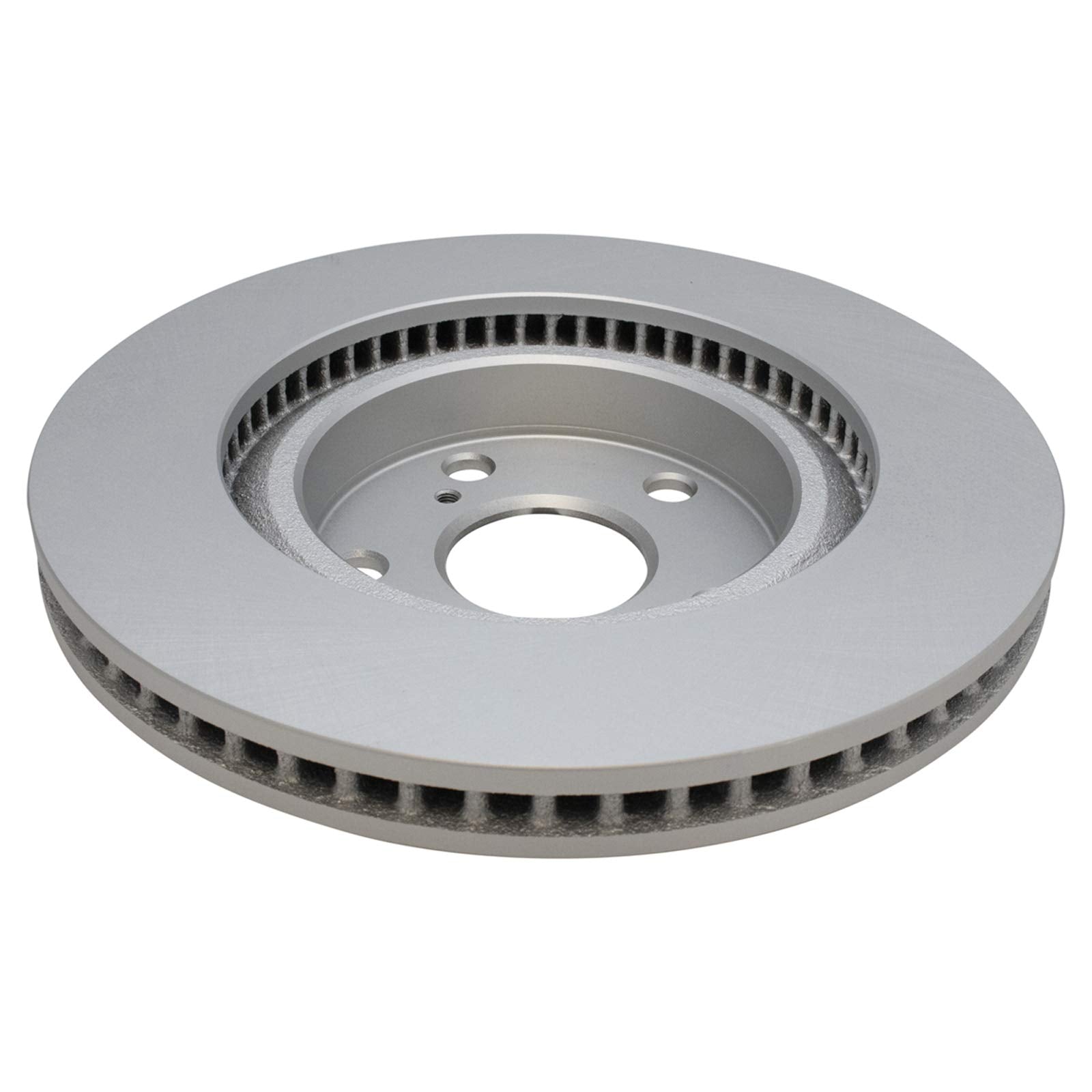 Trq Front Semi-Metallic Brake Pad Set & Coated Rotor Pair Set Compatible With Tc Matrix Rav4
