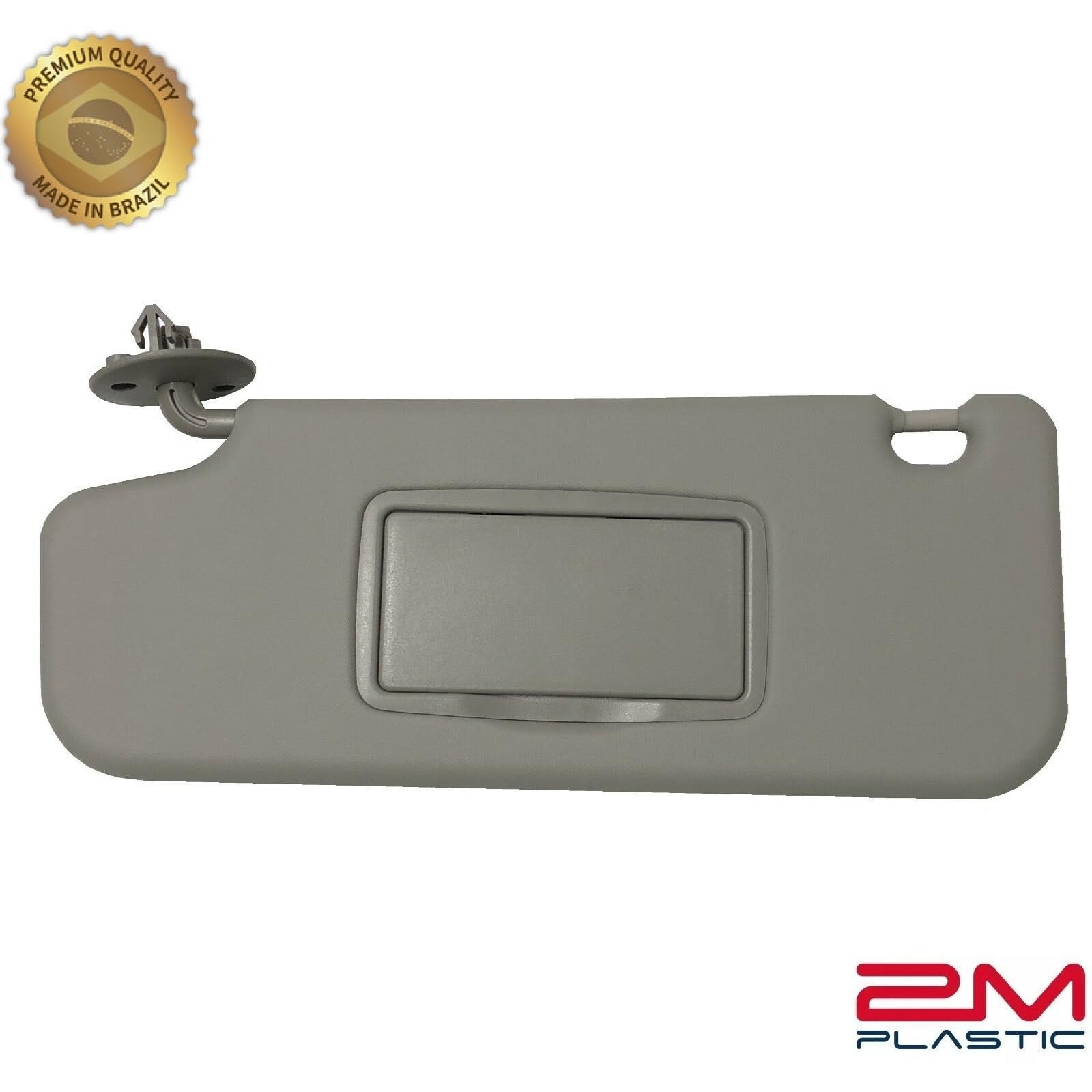 2M PLASTIC Gray Left Sun Visor Replacement for Chevy Sonic 2012-2020, Spark 2011-2022 - Durable Plastic, Perfect Fit