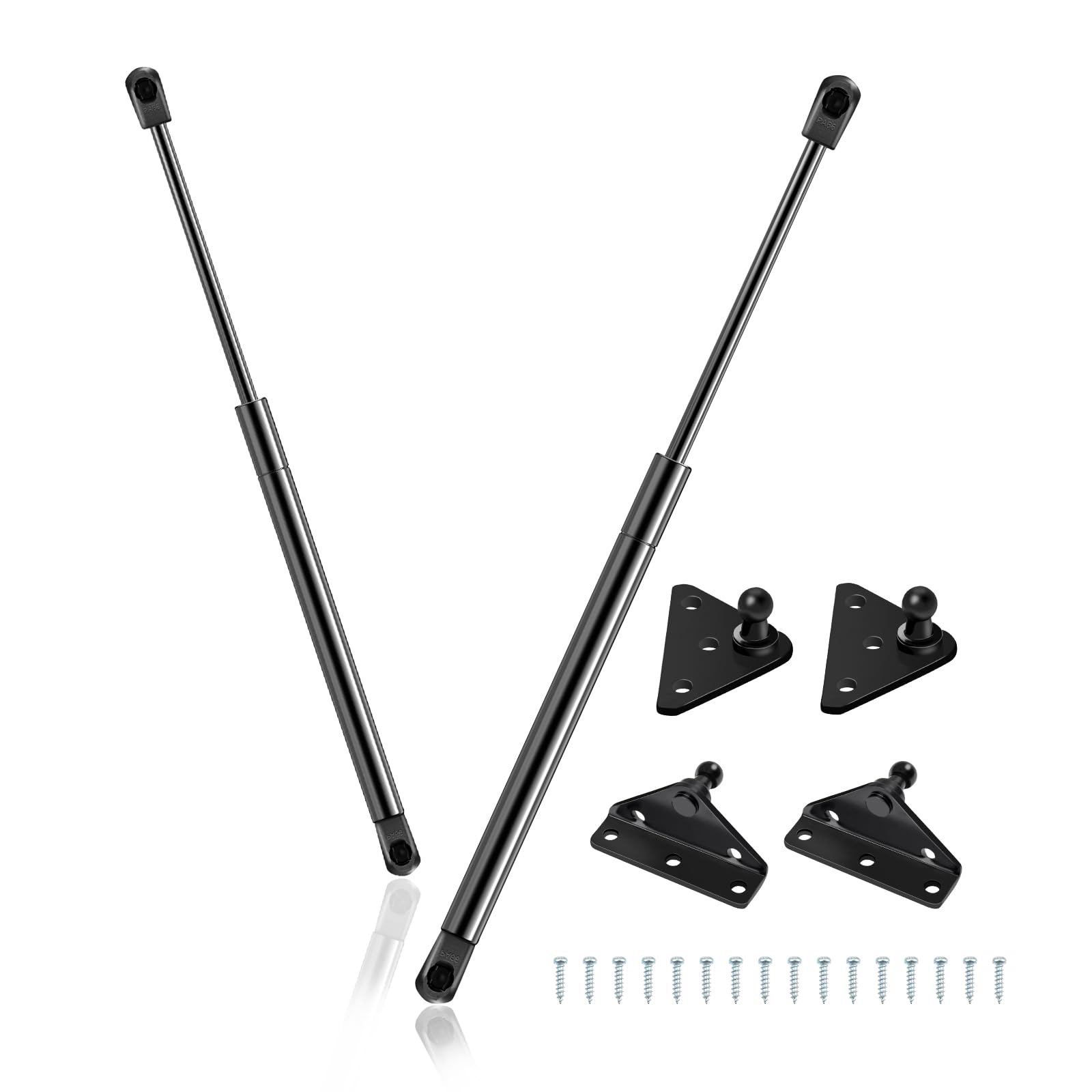 Qty (2) Spd-Gsni-2300-120 20In 120Lb/534N Universal Gas Strut Spring With Mounting Bracket-Shock Lift Support For Pickup Truck L
