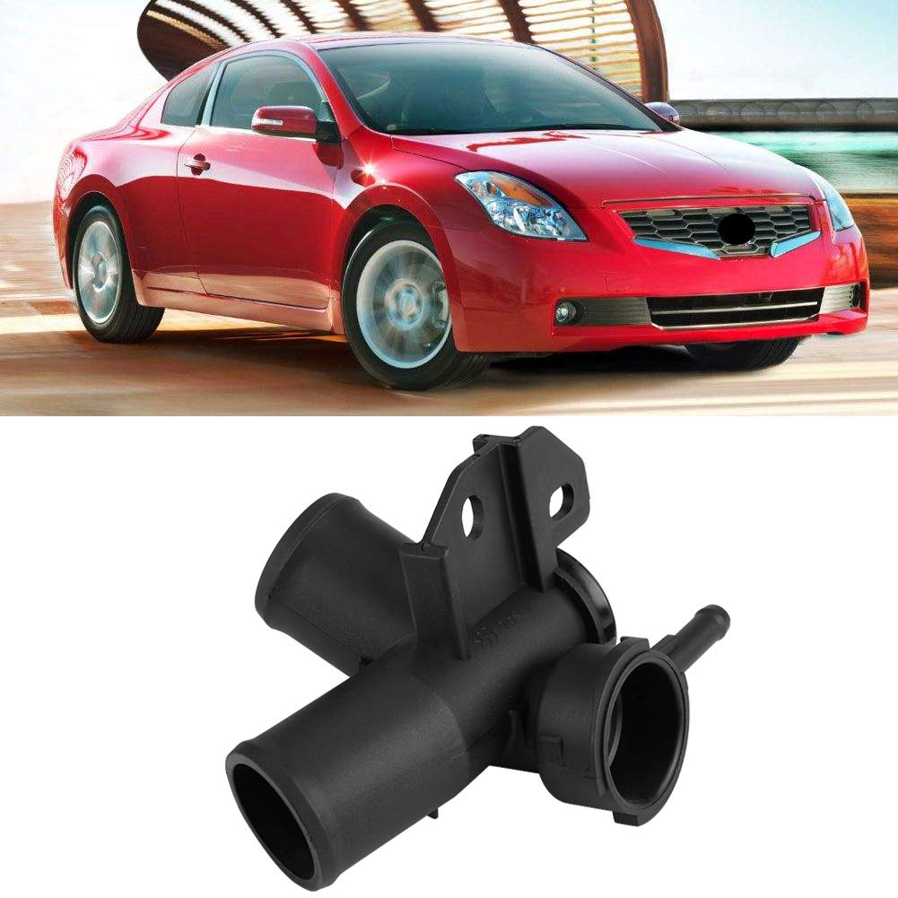 Keenso Inline Radiator Filler Neck Water Outlet Flange for Nissan Altima 2.5L L4 (2007-2012) - Black Plastic - Normal Size