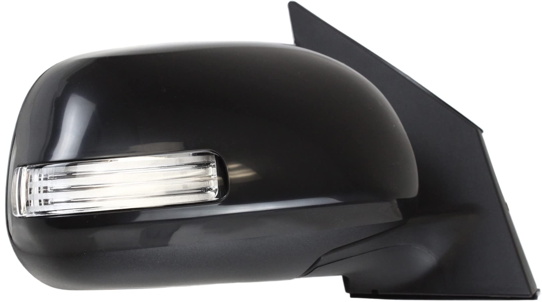 Kool Vue Mirror Compatible with 2009-2012 Toyota RAV4 Passenger Side Heated Manual Folding Power In-housing Signal Light Paintab