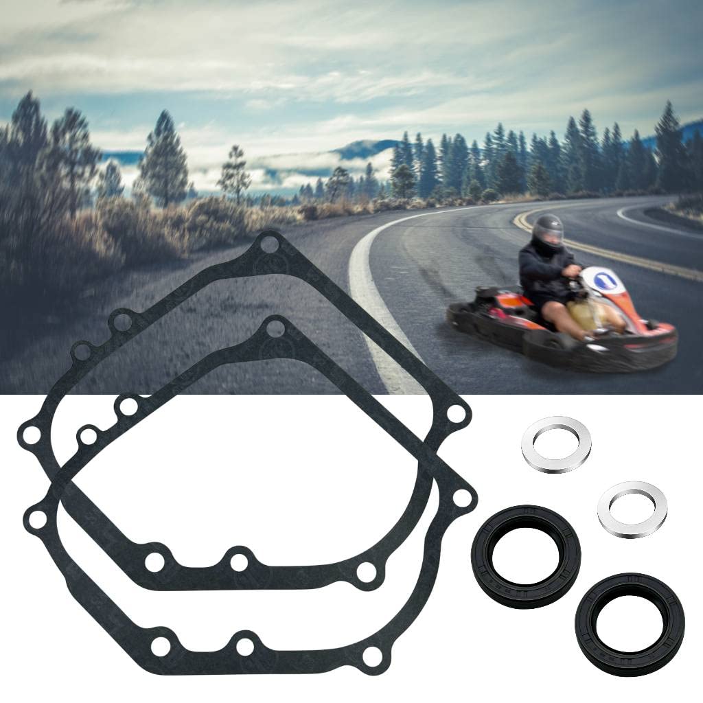 Strongthium Crank Case Gasket Oil Seal Kit 212cc Rubber Black for Predator 212 Honda GX160 GX200 Go Karts Mini Bikes Coleman Baja