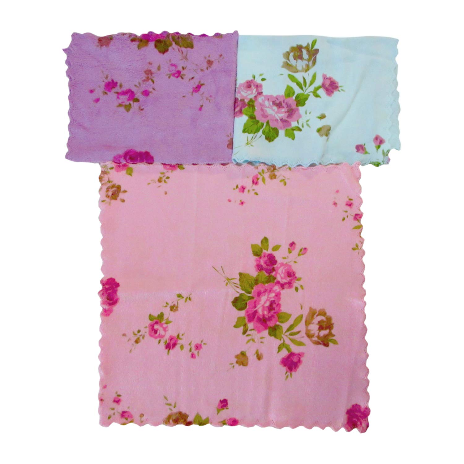 Eware Microfiber cleaning and polishing cloth for car and glass window(pack of 6)