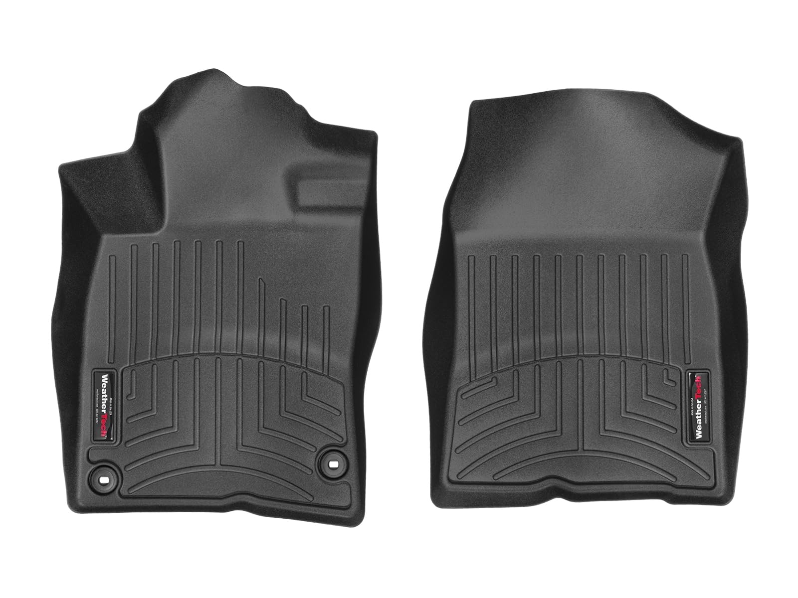 WeatherTech Custom Fit FloorLiners for Honda Civic, Civic Si - 1st Row (449431), Black
