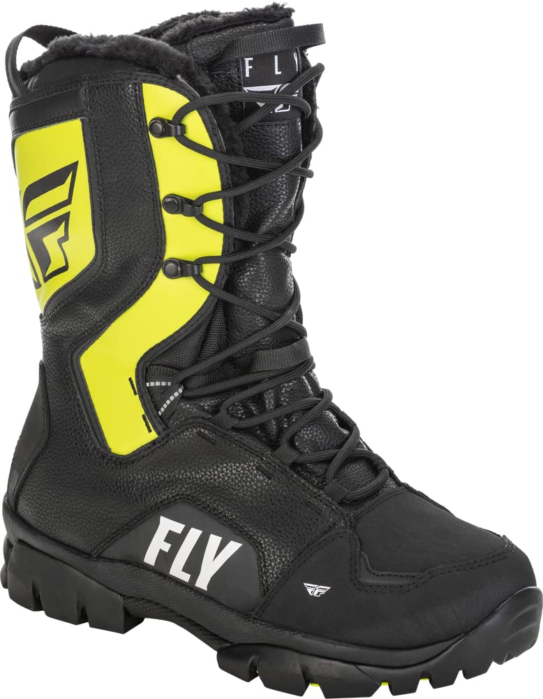 Fly Racing Marker Snow Boot (Black/Grey/Hi-Vis, 14)