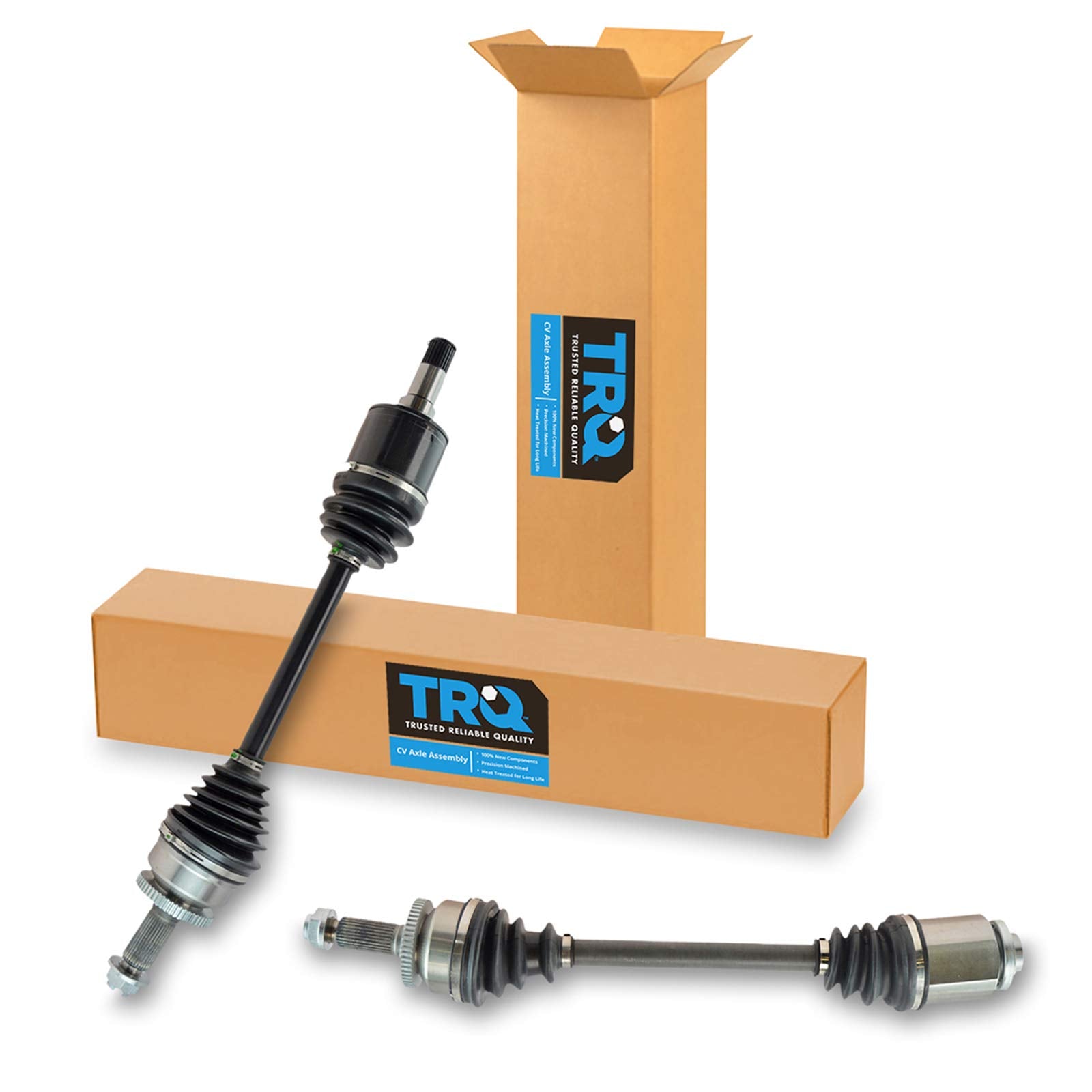 Trq Front Cv Axle Shaft Assembly Set Compatible With 2007-2008 Hyundai Entourage 2006-2009 Kia Sedona