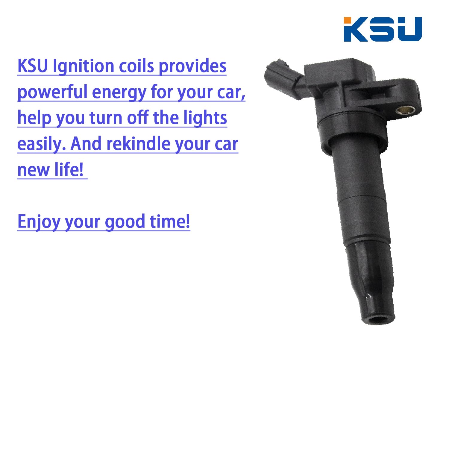 KSU Coil pack & Spark Plug compatible with Hyundai Tucson 2.4L L4 2010 2011 2012 2013