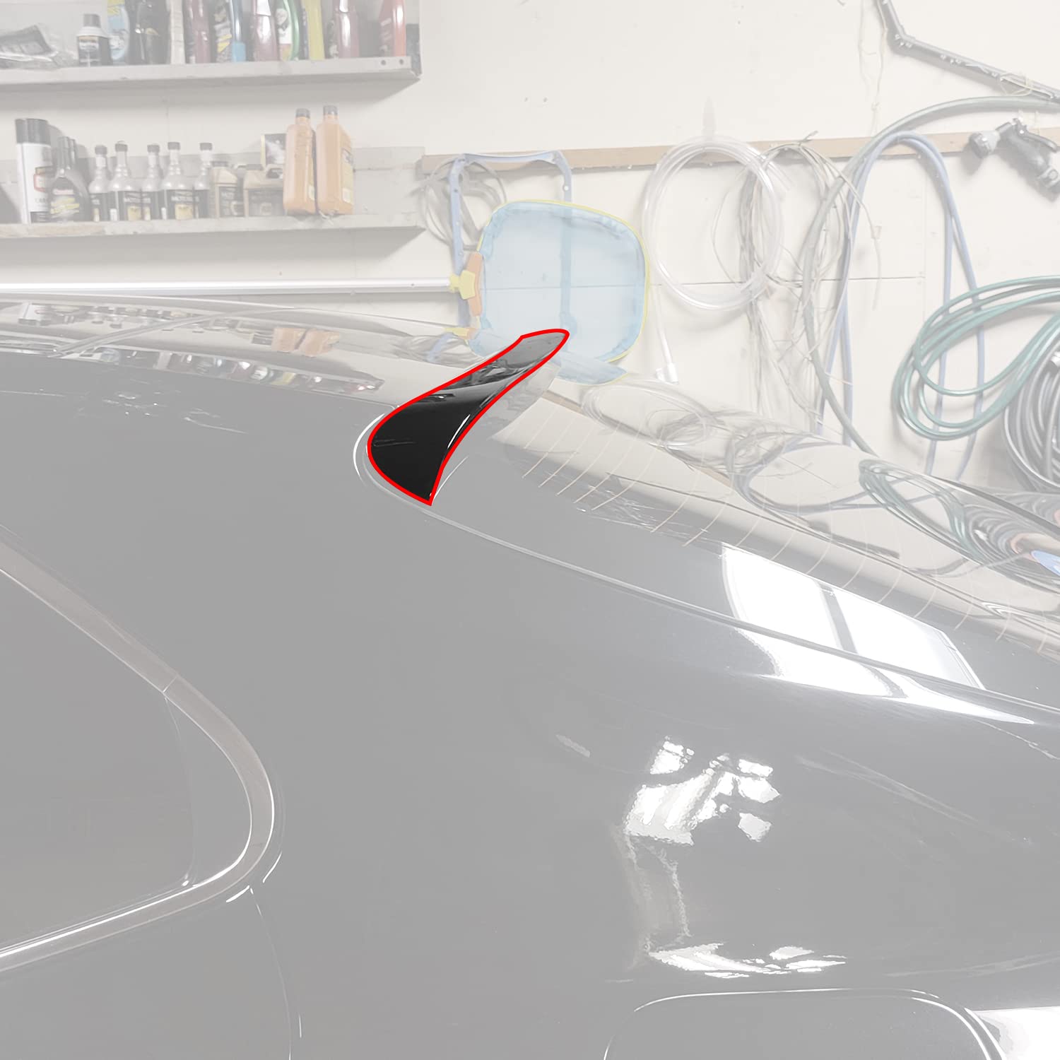KUAFU Rear Roof Spoiler for 2018-2023 Toyota Camry, ABS Plastic, Black, Model GO-1114