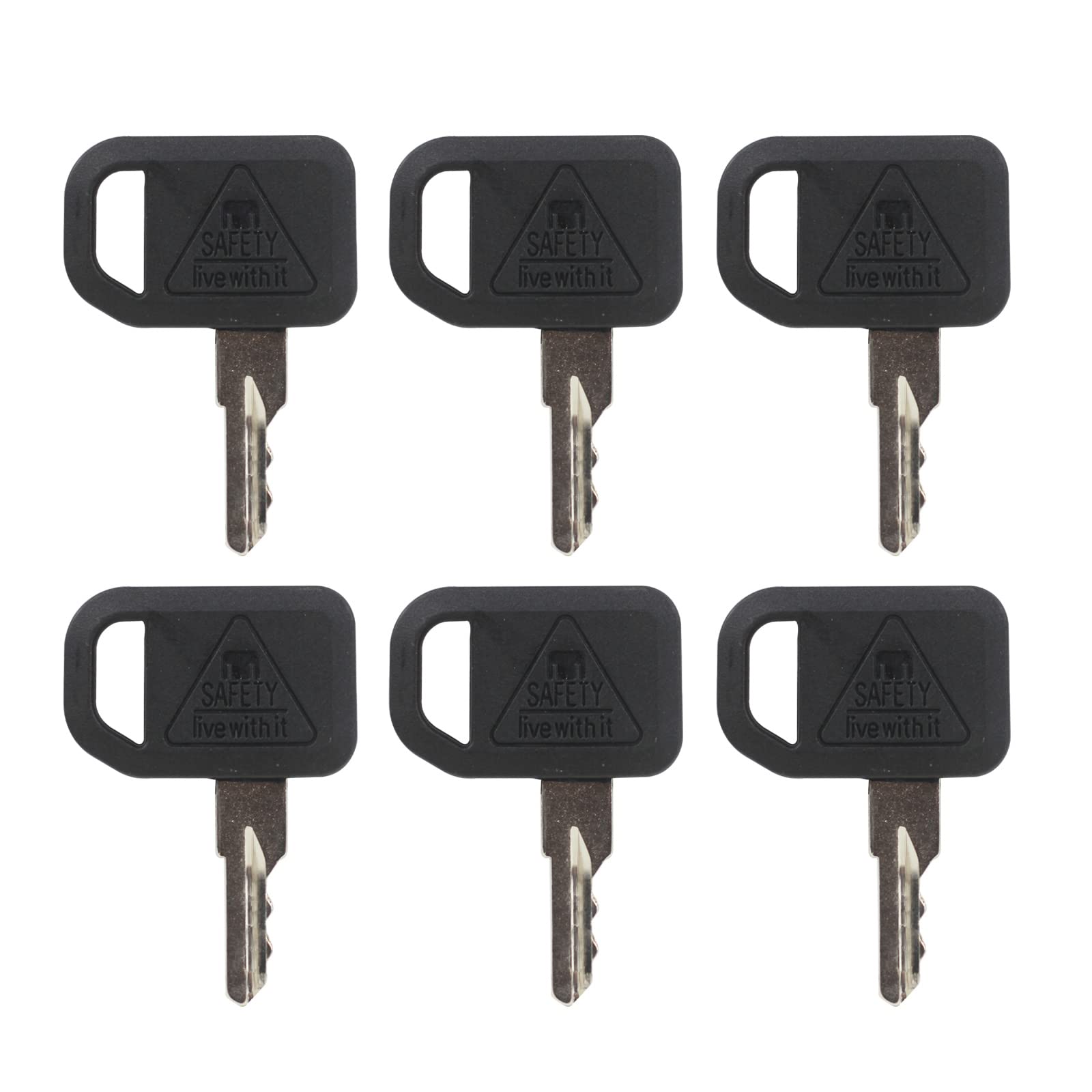 Am131841 6Pcs Ignition Keys Replacement For John Deere 300 400 X400 X700 Gt235 Gx Lx Cs Cx Gator Ts Hpx Mower Tractors Series
