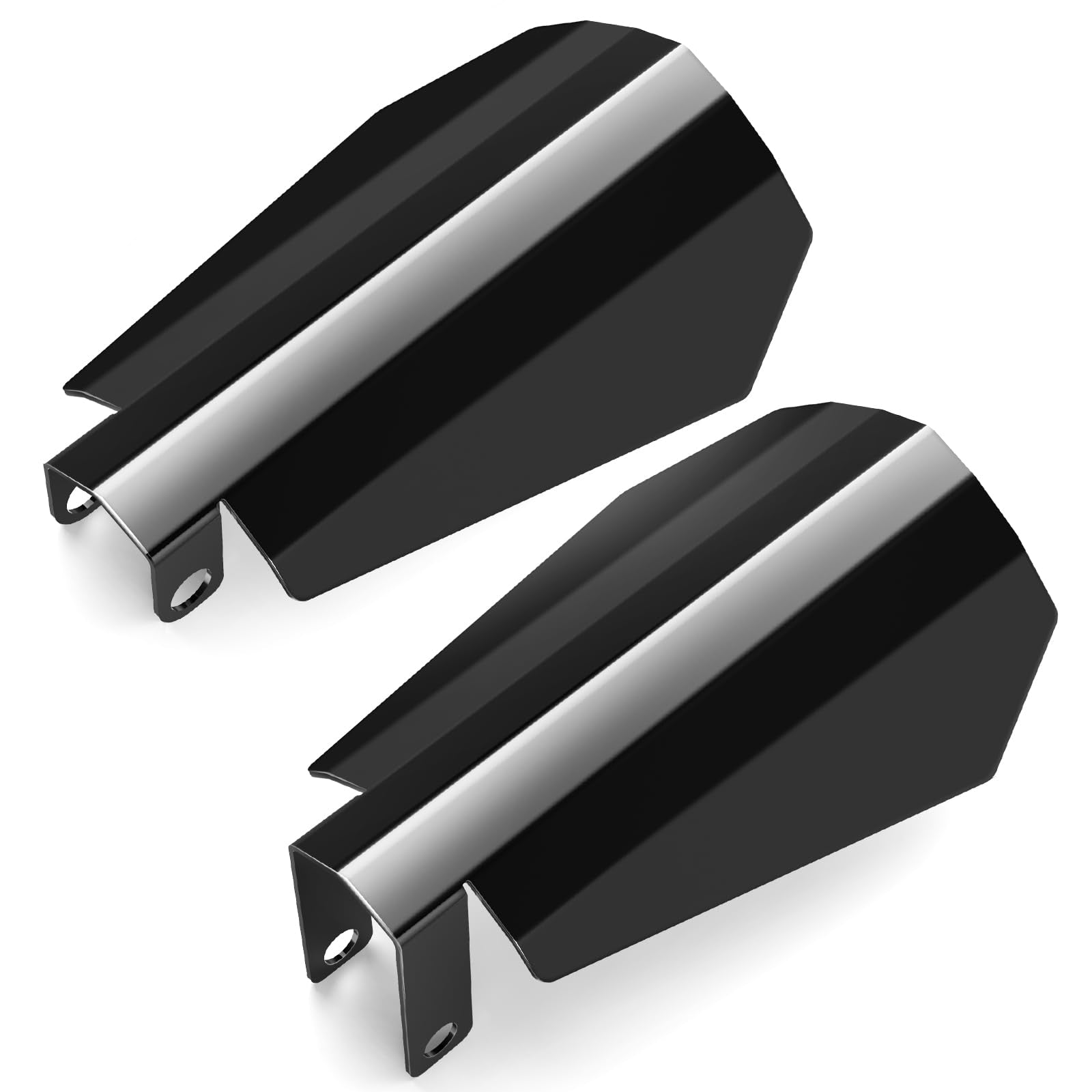 PBYMT Gloss Black Coffin Cut Handguards Hand Guards Compatible for Harley Sportster Touring Street Glide Road King Electra Glide