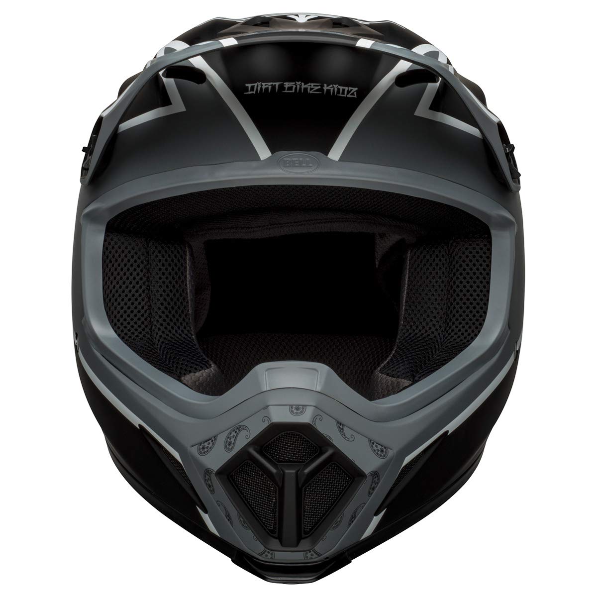 Bell Mx-9 Mips Dirt Helmet (Twitch Matte Black/Gray/White - X-Large)
