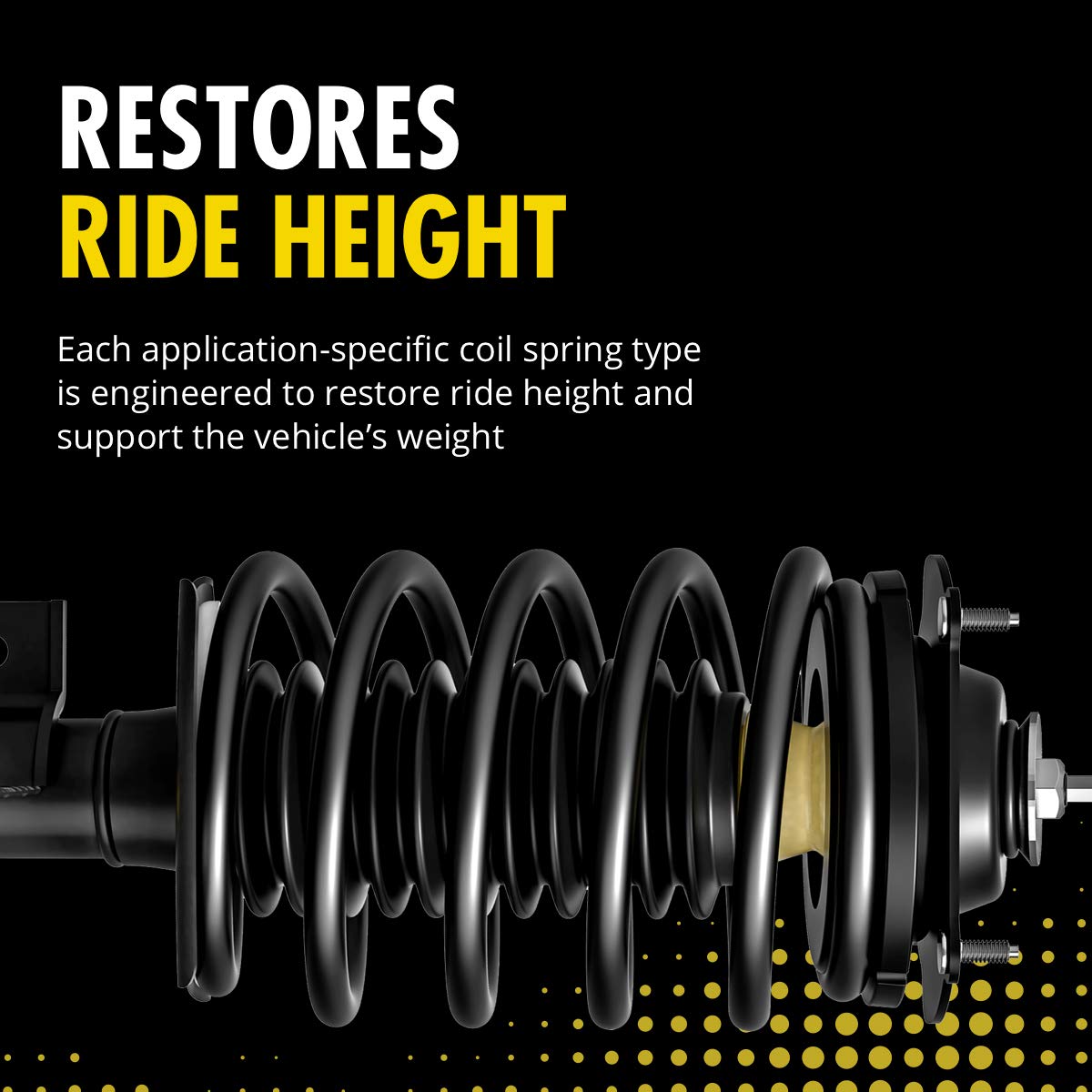 Monroe Quick-Strut 171124 Suspension Strut And Coil Spring Assembly For Ford Explorer