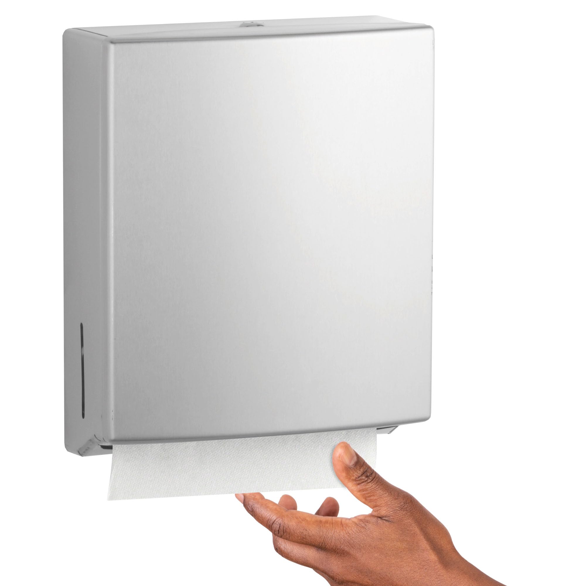 Bobrick B-4262 Paper Towel Dispenser, 4-7/8'' Length, 13-1/4'' Height, 10-13/16'' Width, Stainless Steel