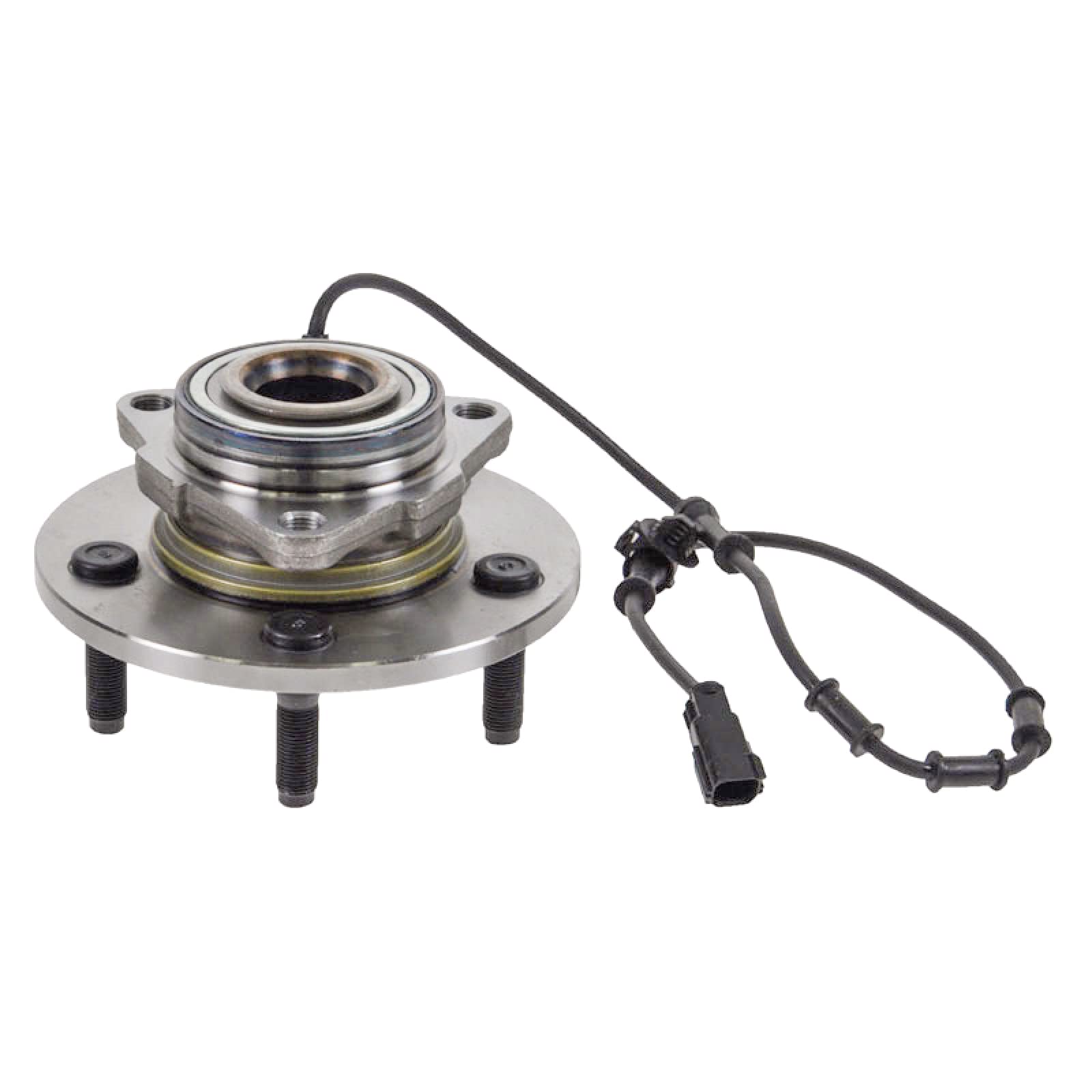 TRQ Front Wheel Bearing & Hub Assembly with ABS Sensor for 2002-2005 Dodge Ram 1500, Model BHA53945