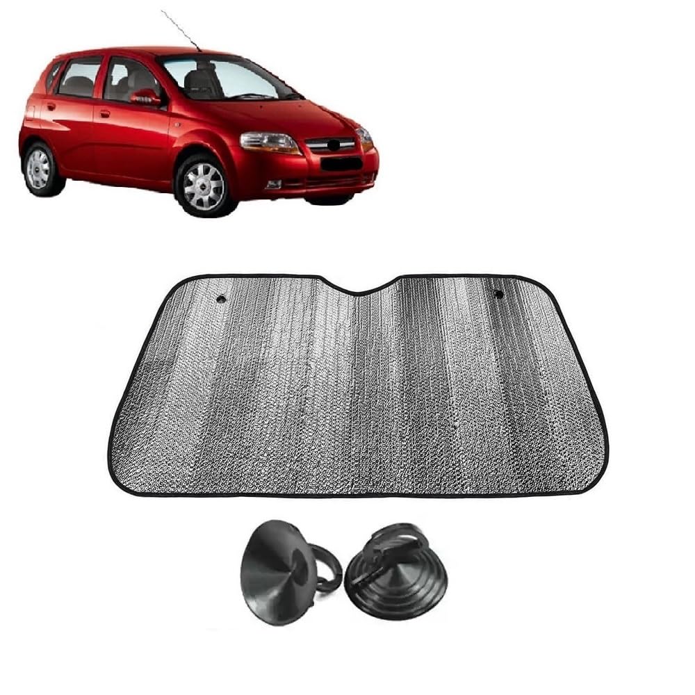 Car Windshield Sun Shade UV Rays Protector Silver Sunshade Solar Reflective suitable for Chevrolet UVA
