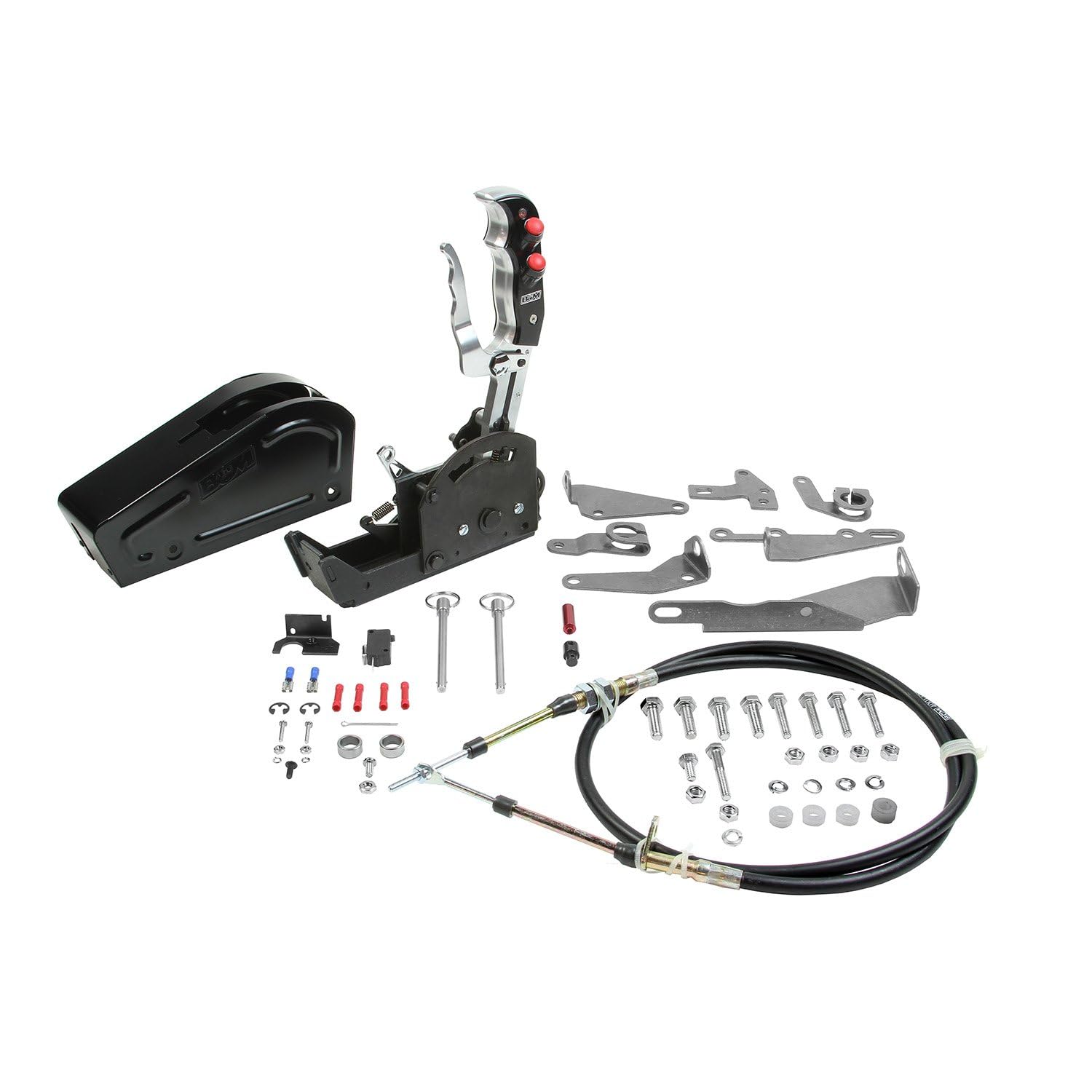 B&M Automatic Gated Shifter - Dual Button Magnum Grip Stealth Pro Stick - Model 81104 - Multicolor - Plastic
