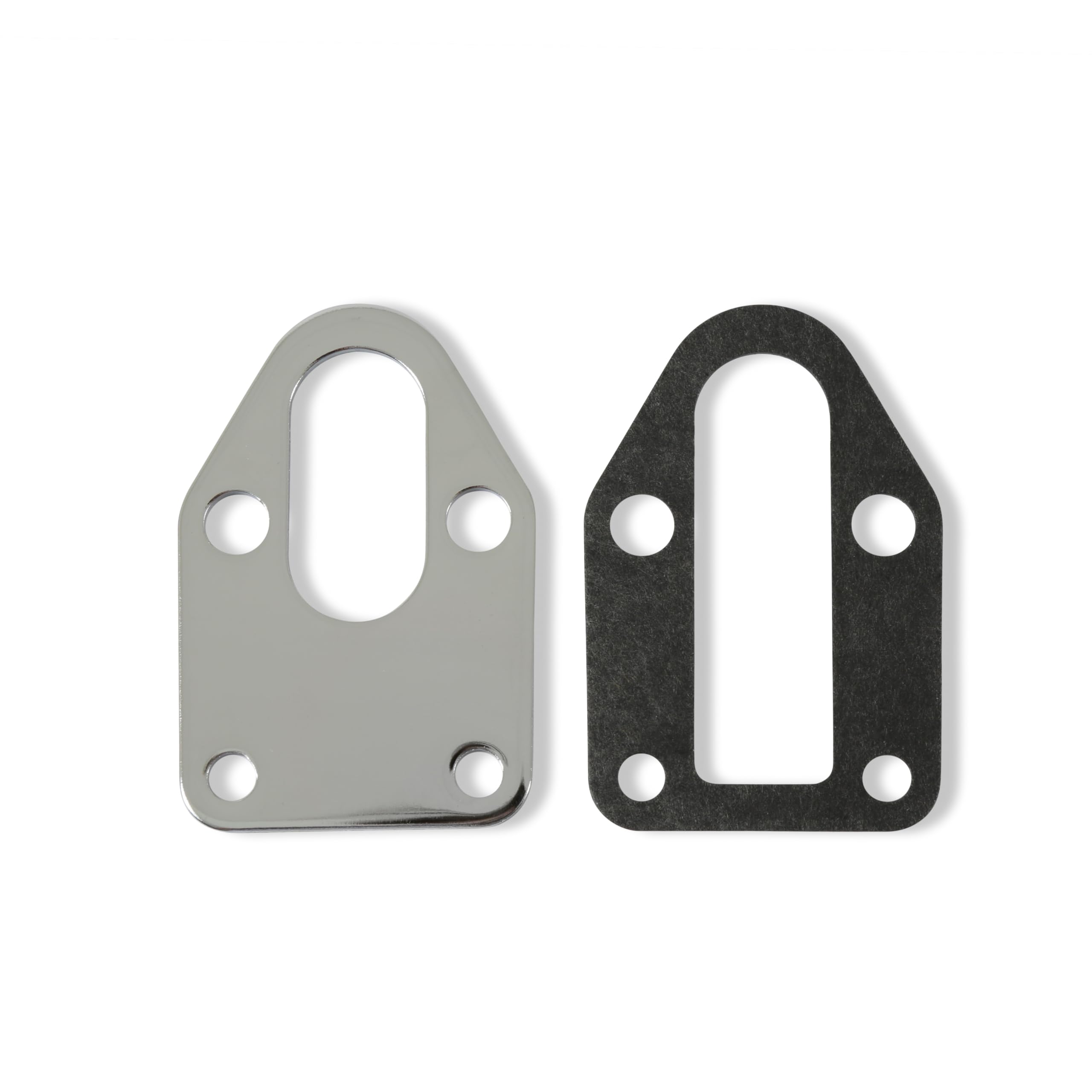 Mr. Gasket - 1514 Fuel Pump Mounting Plate, Mtg Plt Sb Chev, Silver