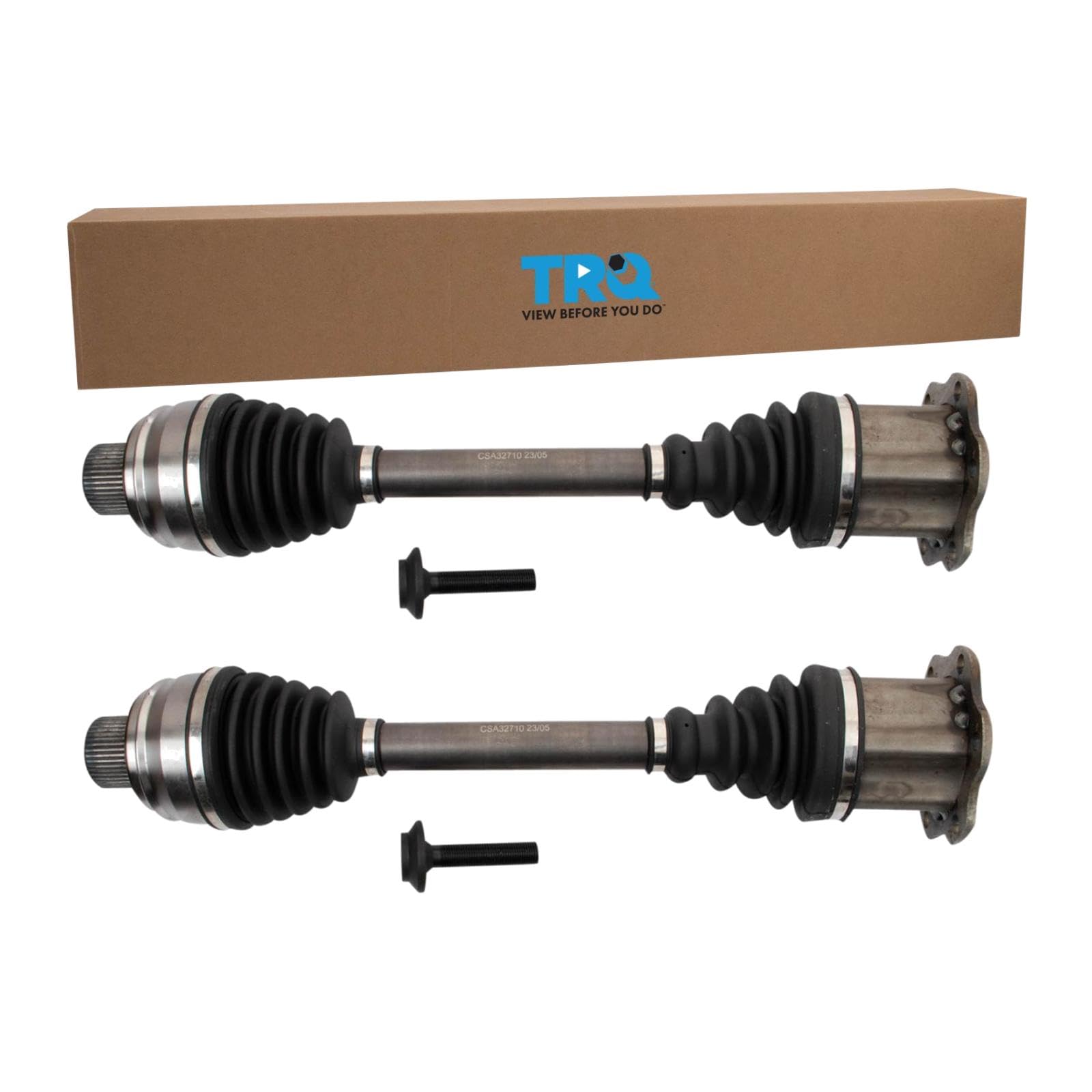 TRQ Front CV Axle Shaft Assembly Set Compatible with 2005-2009 Land Rover LR3 2010-2013 LR4 2006-2013 Range Rover Sport