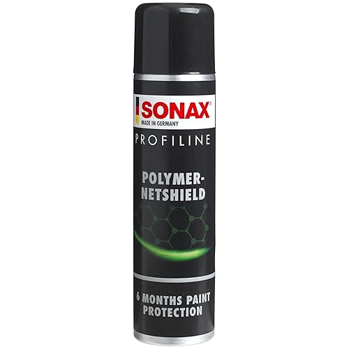 SONAX Polymer Net Shield 223300 | Aerosol Polymer Spray Sealant | 11.5 fl. oz. | UV & Contaminant Protection | High Gloss Finish