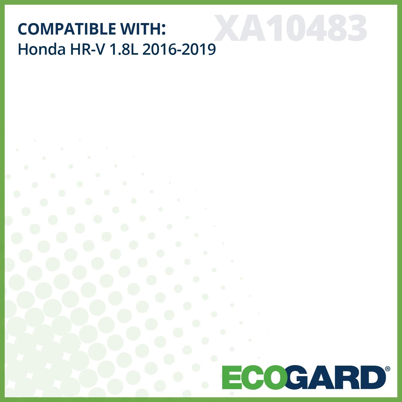 Ecogard Xa10483 Premium Engine Air Filter Fits Honda Hr-V 1.8L 2016-2022
