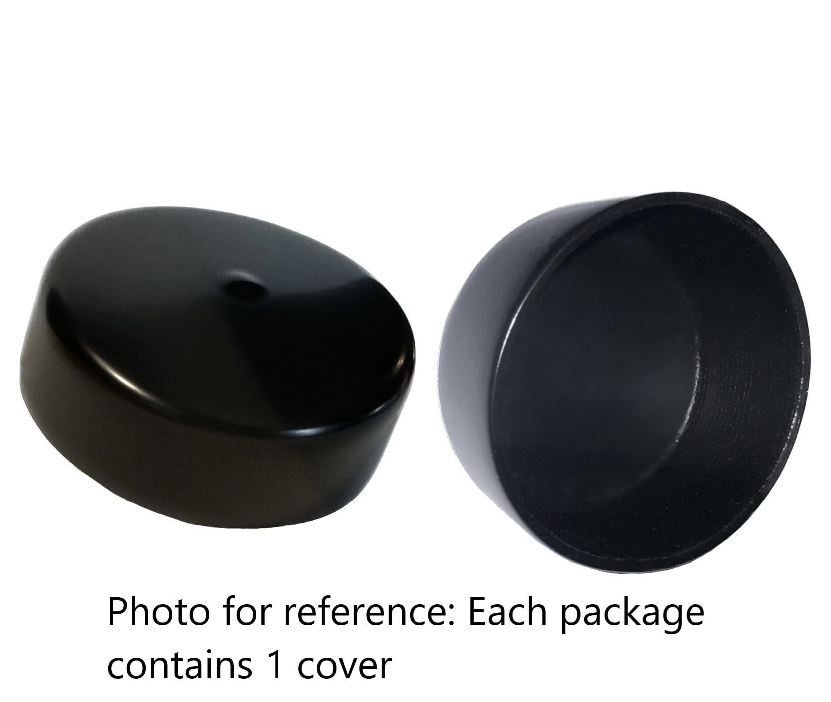 Cap & Shield Capless Gas Cap Cover - Black Vinyl, 2.375in ID, Model 2375-bk-1, Compatible with GMC, Chevrolet, Buick & Cadillac